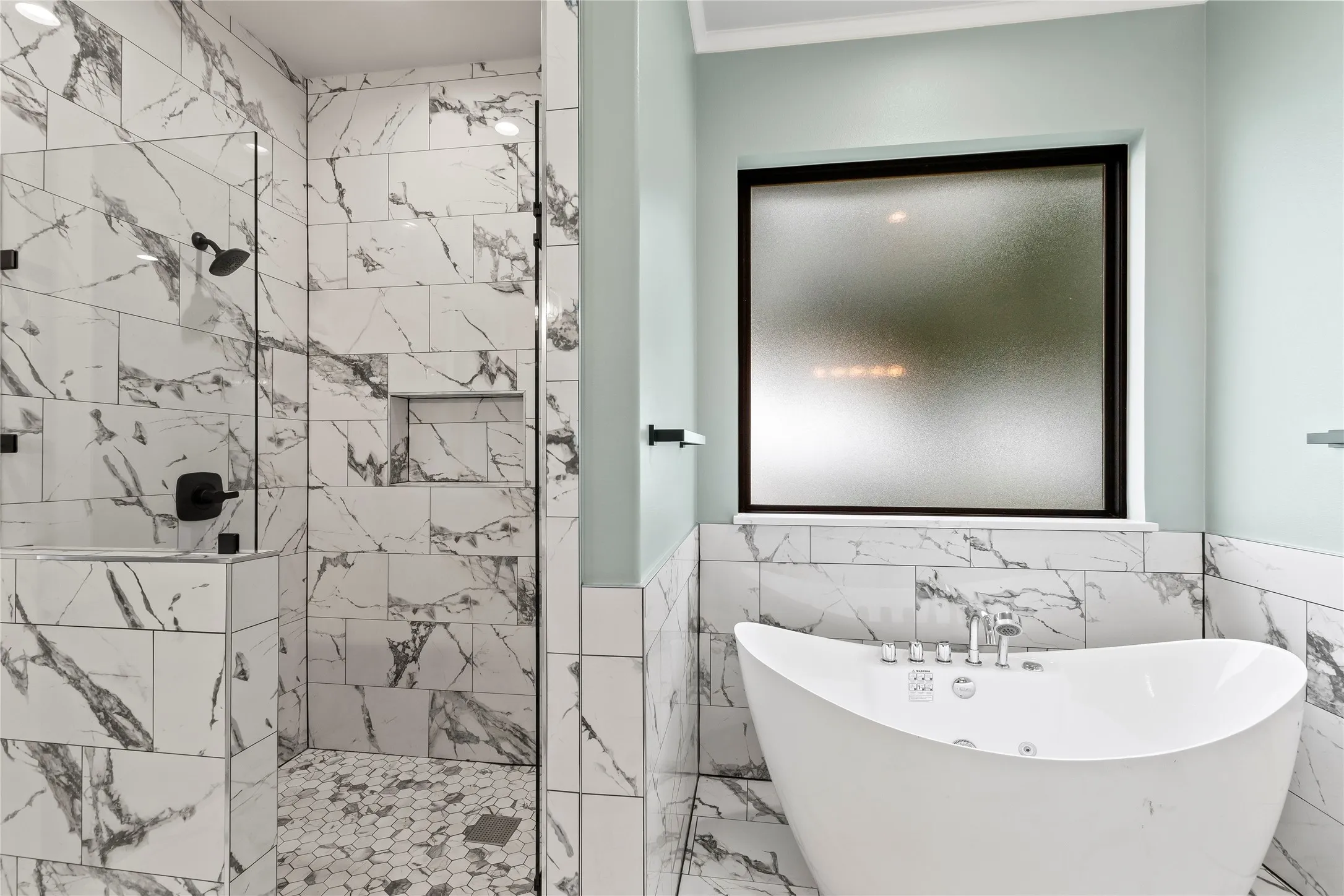 Second Primary Bathroom Soaking Tub and Walk In Shower