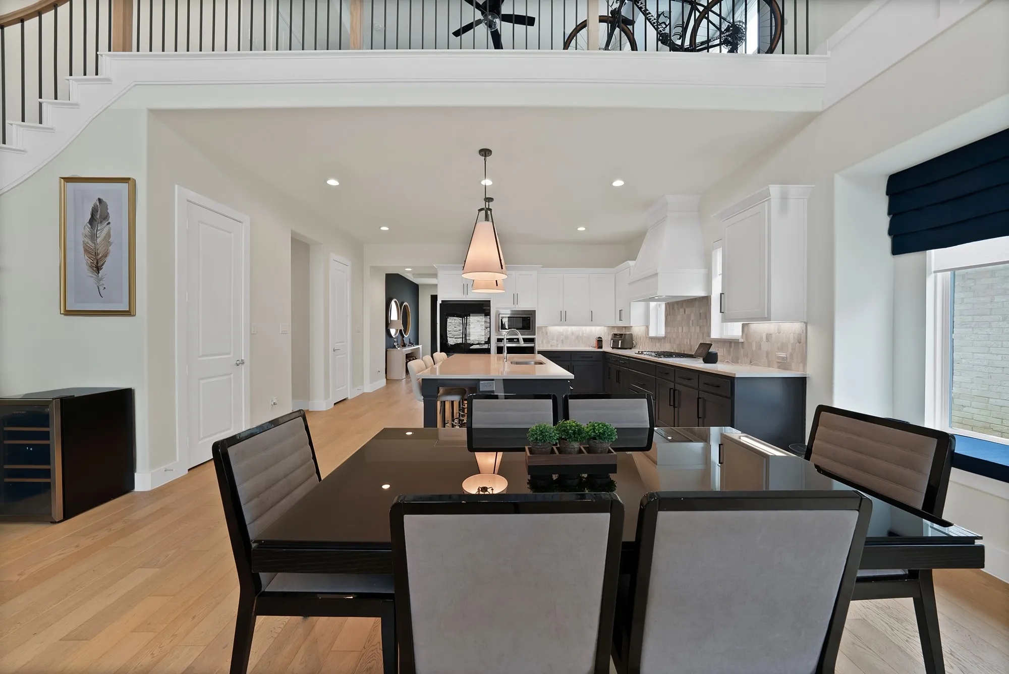 Spacious dining area is perfect for entertaining.