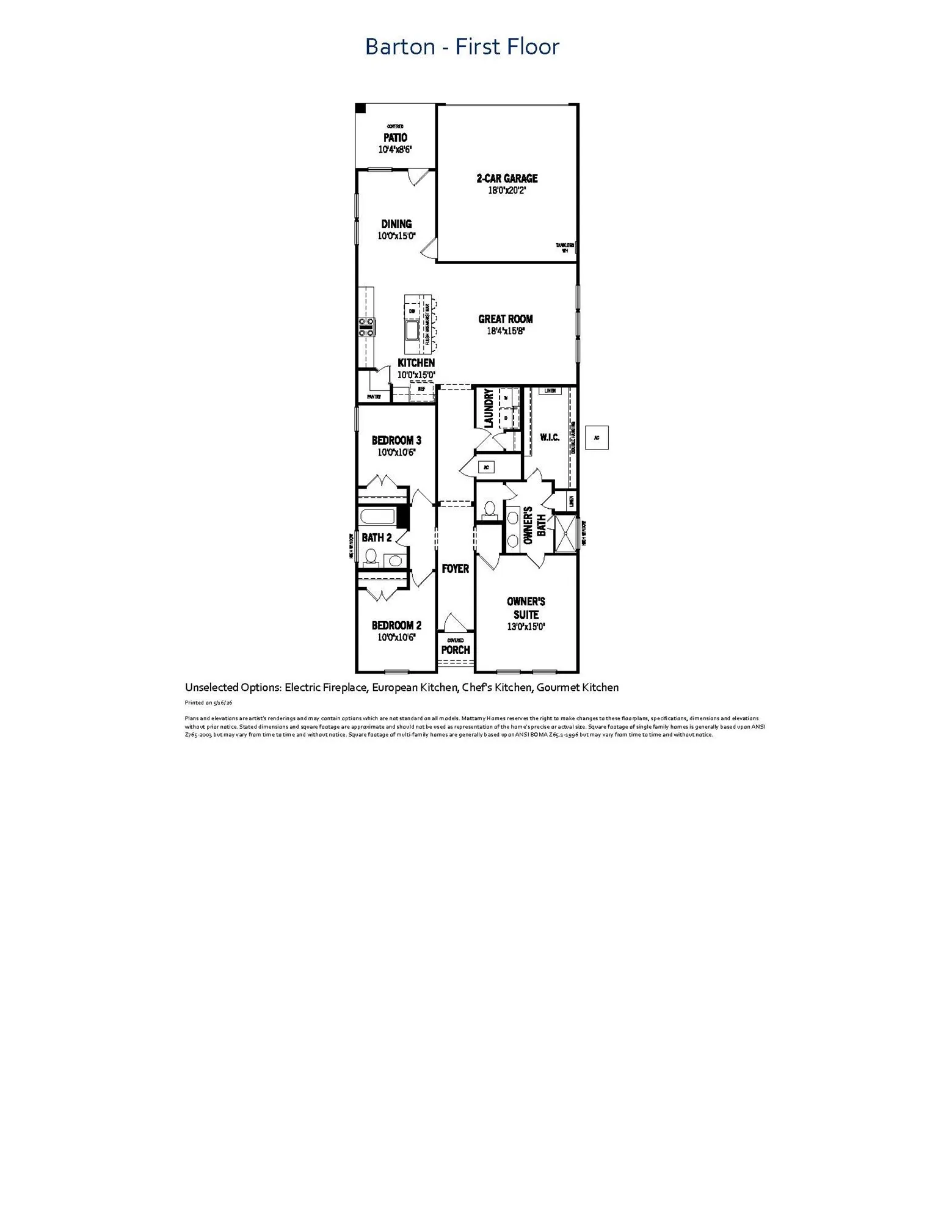 Brazos - Floor Plan