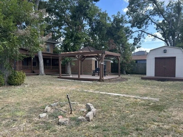 Large yard
