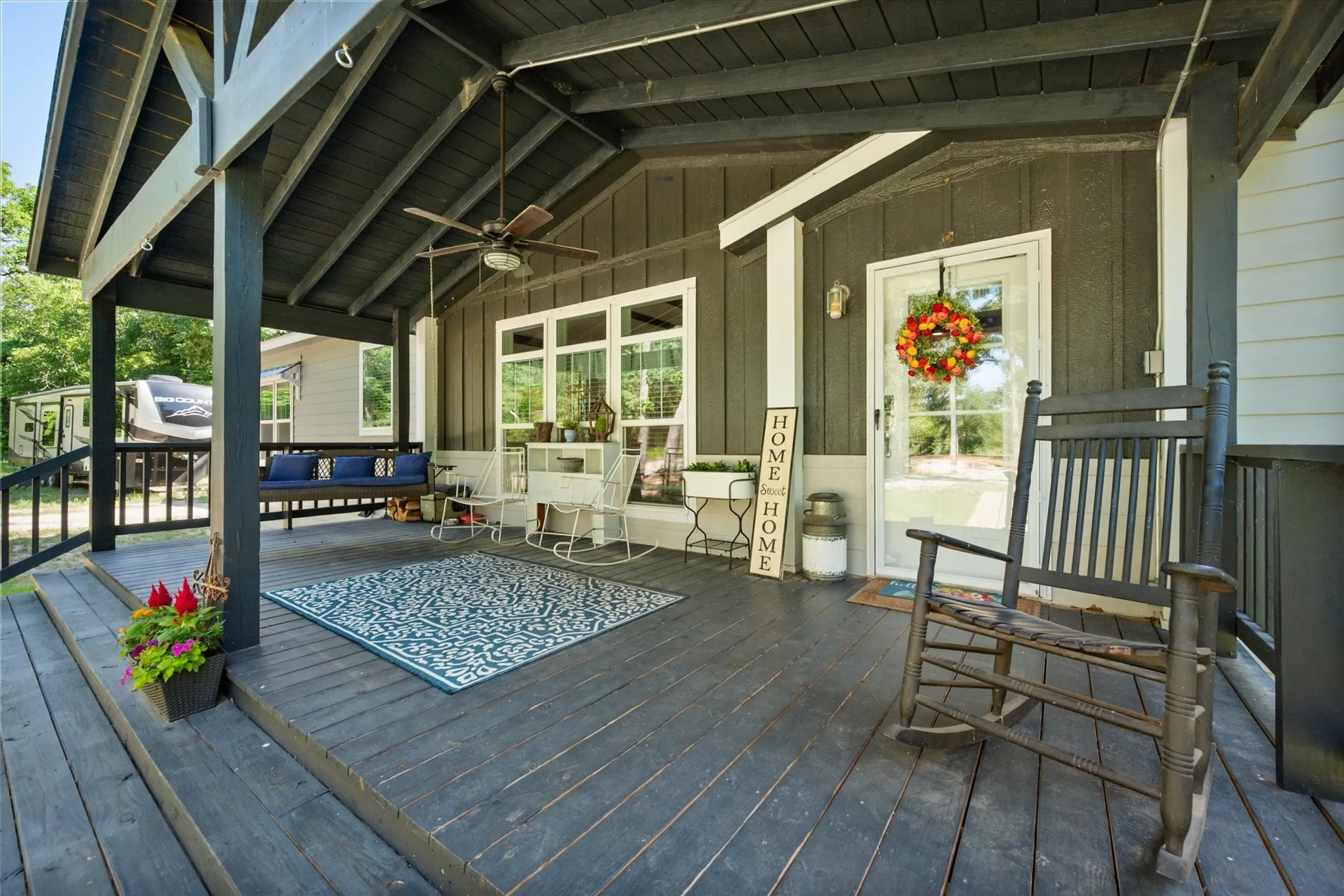 Large covered front porch