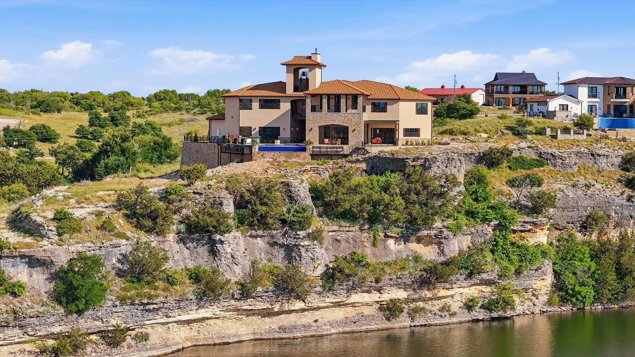 Single Family Residence For Sale in Palo Pinto County , 7085 W Hells Gate Drive, Possum Kingdom Lake, Texas 76475, 5 Bedroom, 7 Bathroom, 3 Garage spaces, 5,589 Sqft, built in 2026, mls#21257583, Real Estate Agent in Possum Kingdom Lake, Homes For Sale in Palo Pinto county, Homes For Sale in Possum Kingdom Lake, Realtor in Possum Kingdom Lake Texas, Real Estate Brokerage Independent Realty Texas, Luminita Cordes Realtor