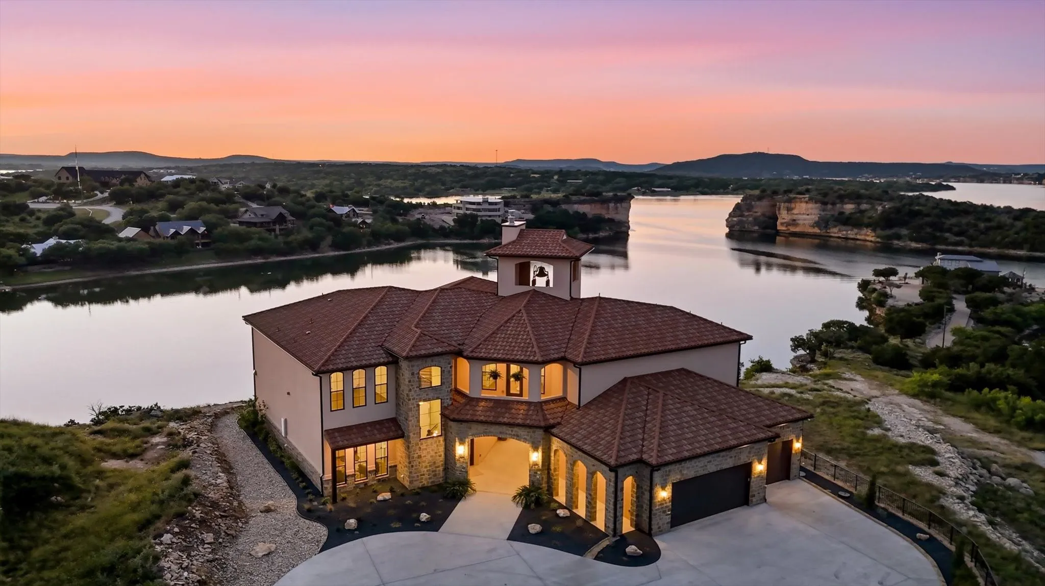 Single Family Residence For Sale in Palo Pinto County , 7085 W Hells Gate Drive, Possum Kingdom Lake, Texas 76475, 5 Bedroom, 7 Bathroom, 3 Garage spaces, 5,589 Sqft, built in 2026, mls#21257583, Real Estate Agent in Possum Kingdom Lake, Homes For Sale in Palo Pinto county, Homes For Sale in Possum Kingdom Lake, Realtor in Possum Kingdom Lake Texas, Real Estate Brokerage Independent Realty Texas, Luminita Cordes Realtor