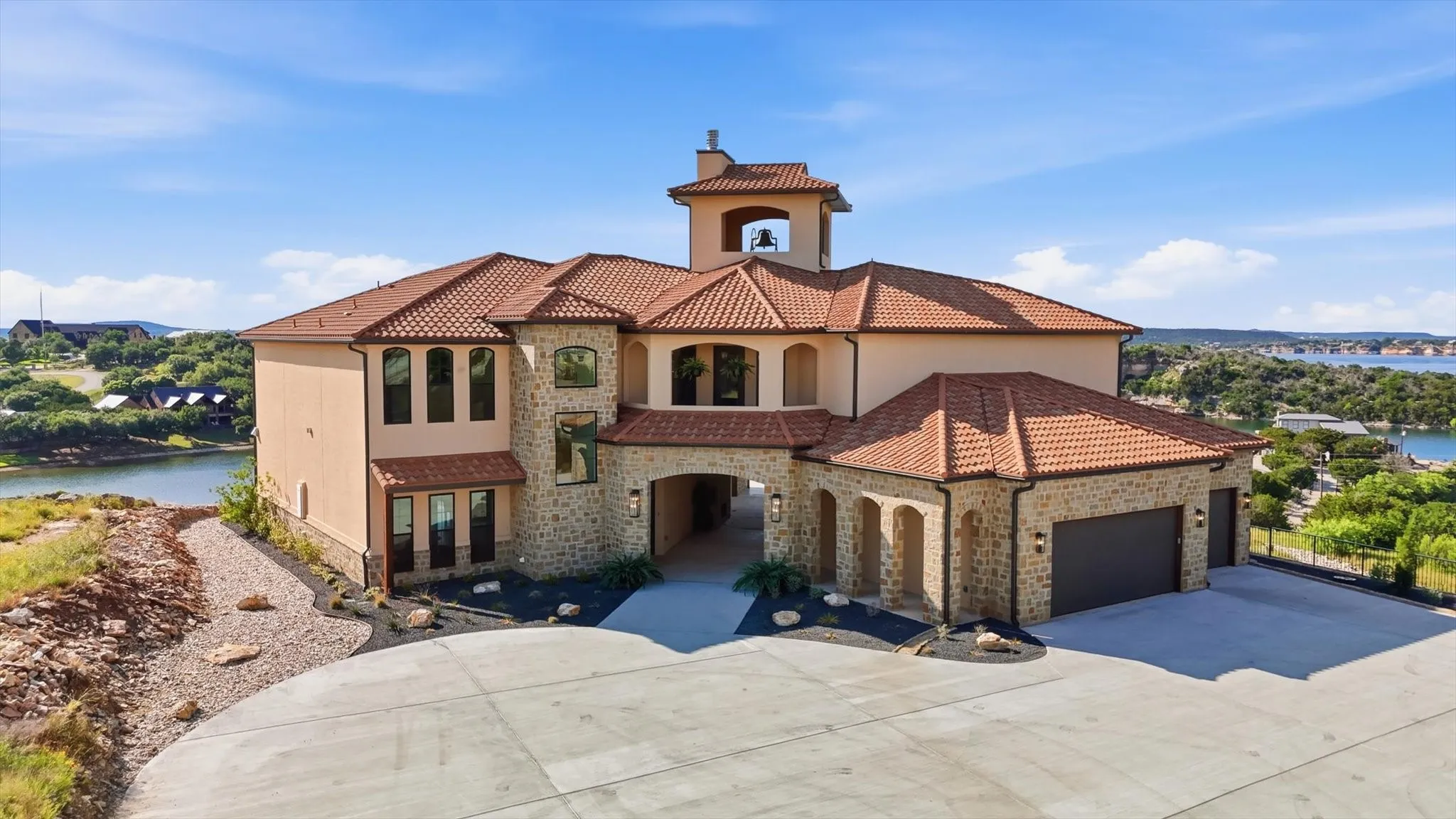 Single Family Residence For Sale in Palo Pinto County , 7085 W Hells Gate Drive, Possum Kingdom Lake, Texas 76475, 5 Bedroom, 7 Bathroom, 3 Garage spaces, 5,589 Sqft, built in 2026, mls#21257583, Real Estate Agent in Possum Kingdom Lake, Homes For Sale in Palo Pinto county, Homes For Sale in Possum Kingdom Lake, Realtor in Possum Kingdom Lake Texas, Real Estate Brokerage Independent Realty Texas, Luminita Cordes Realtor