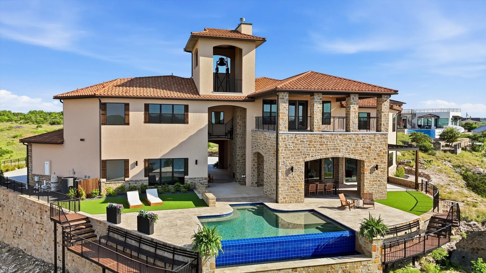 Single Family Residence For Sale in Palo Pinto County , 7085 W Hells Gate Drive, Possum Kingdom Lake, Texas 76475, 5 Bedroom, 7 Bathroom, 3 Garage spaces, 5,589 Sqft, built in 2026, mls#21257583, Real Estate Agent in Possum Kingdom Lake, Homes For Sale in Palo Pinto county, Homes For Sale in Possum Kingdom Lake, Realtor in Possum Kingdom Lake Texas, Real Estate Brokerage Independent Realty Texas, Luminita Cordes Realtor