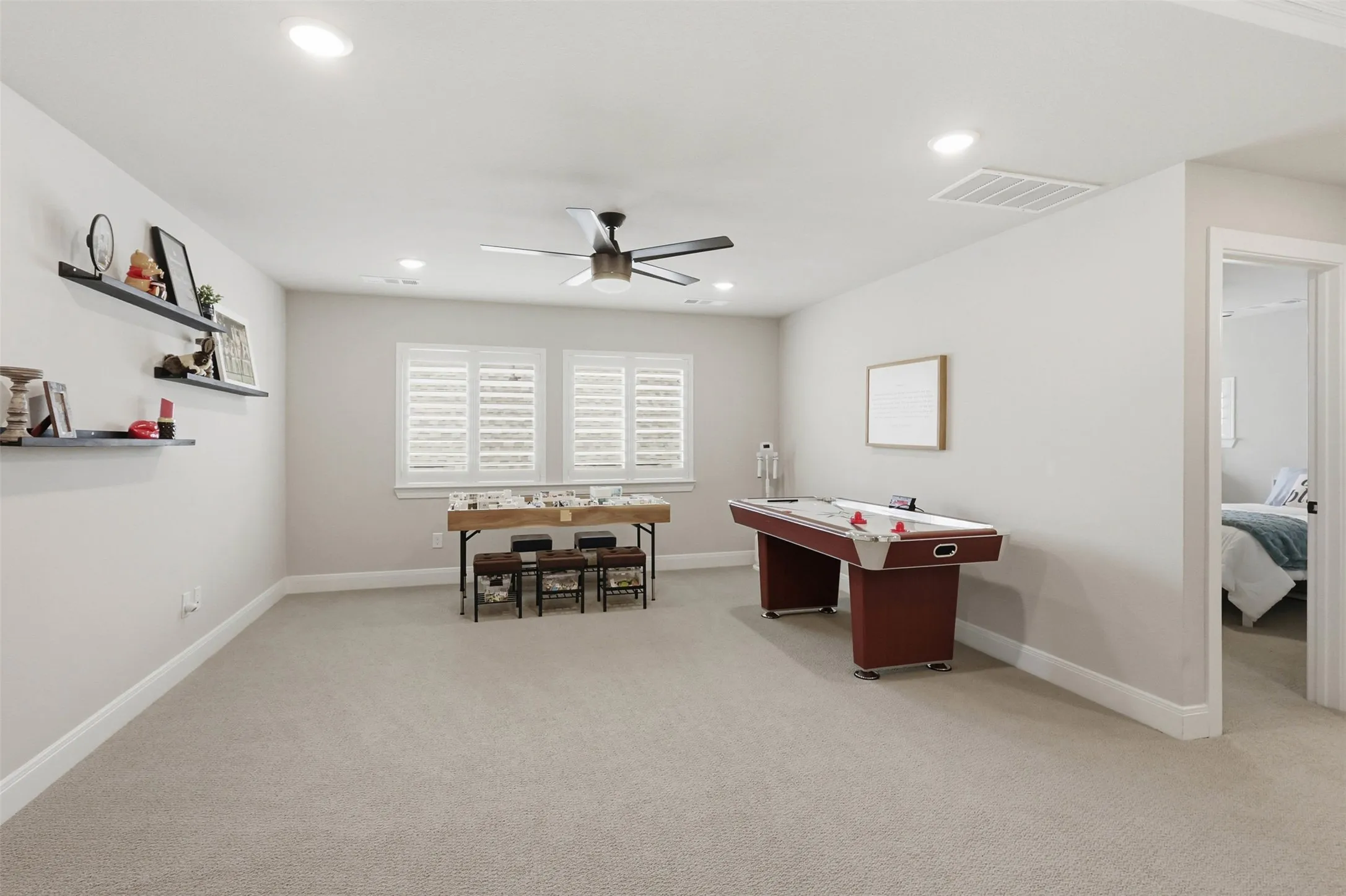 game room, play room or flex space upstairs