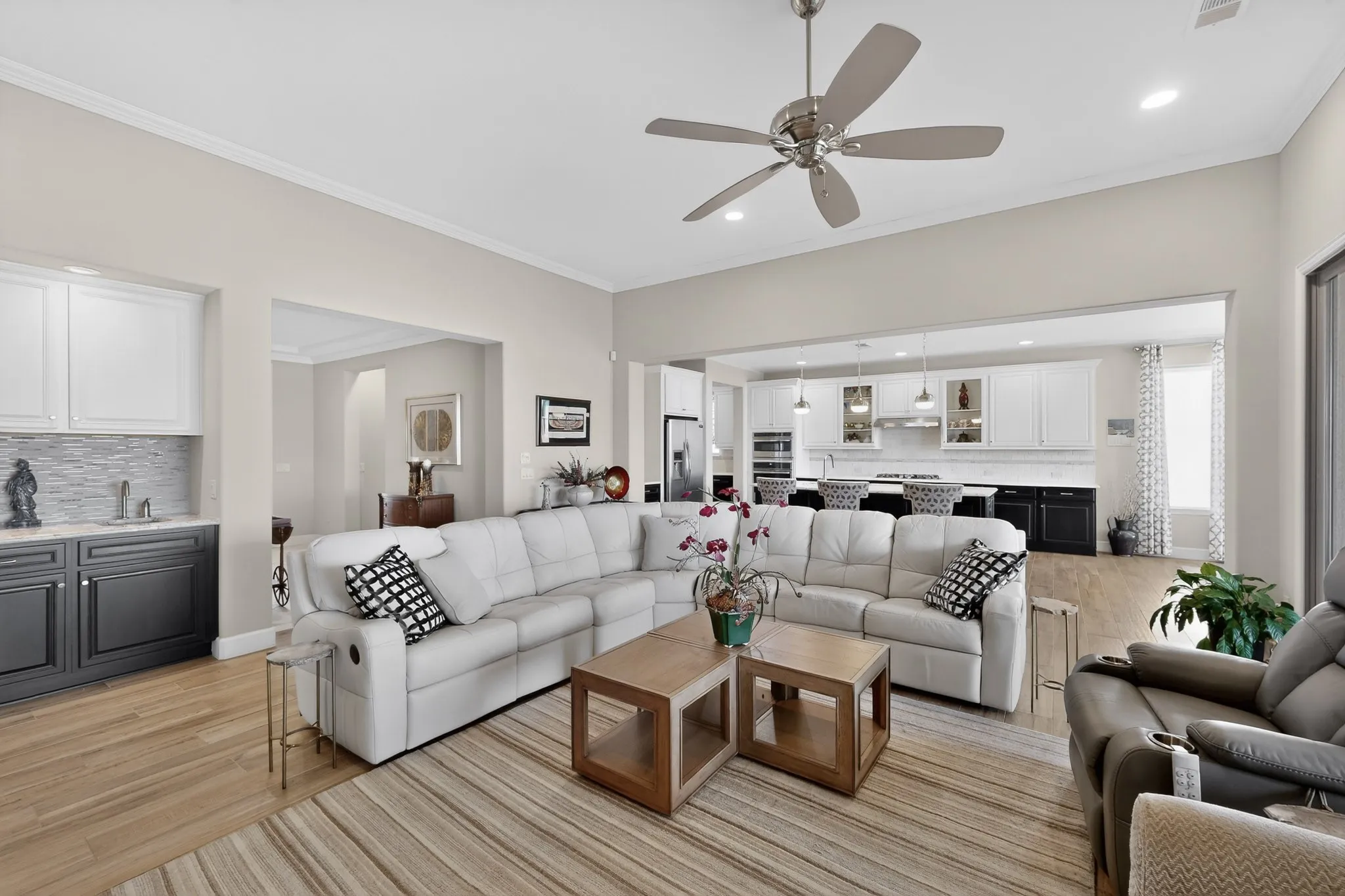 Family Room open concept.
