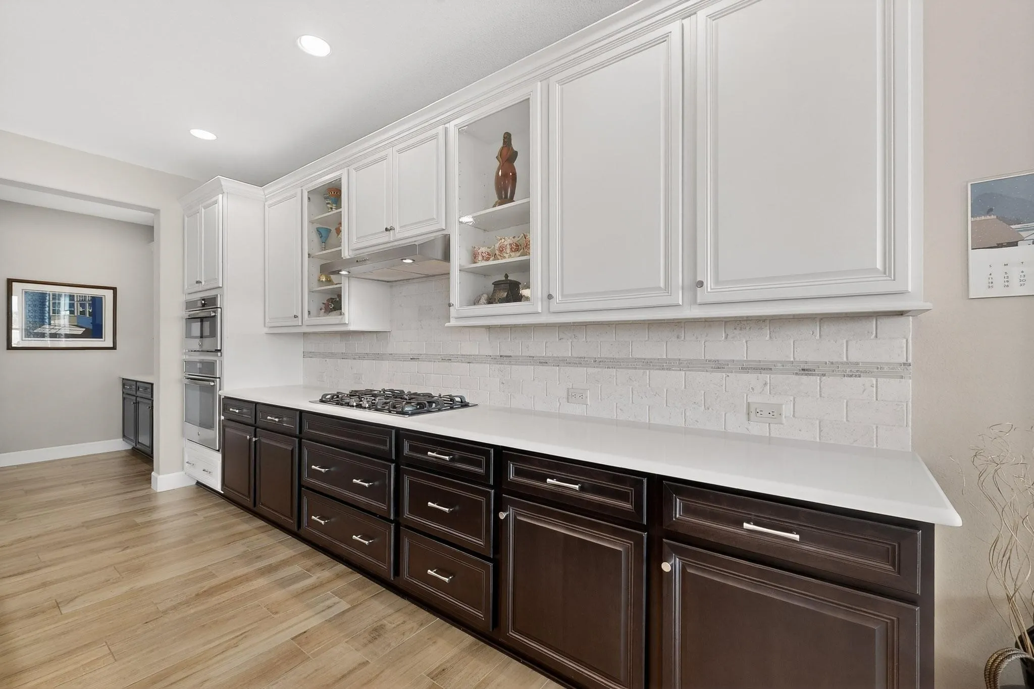 Spacious counters for food prep