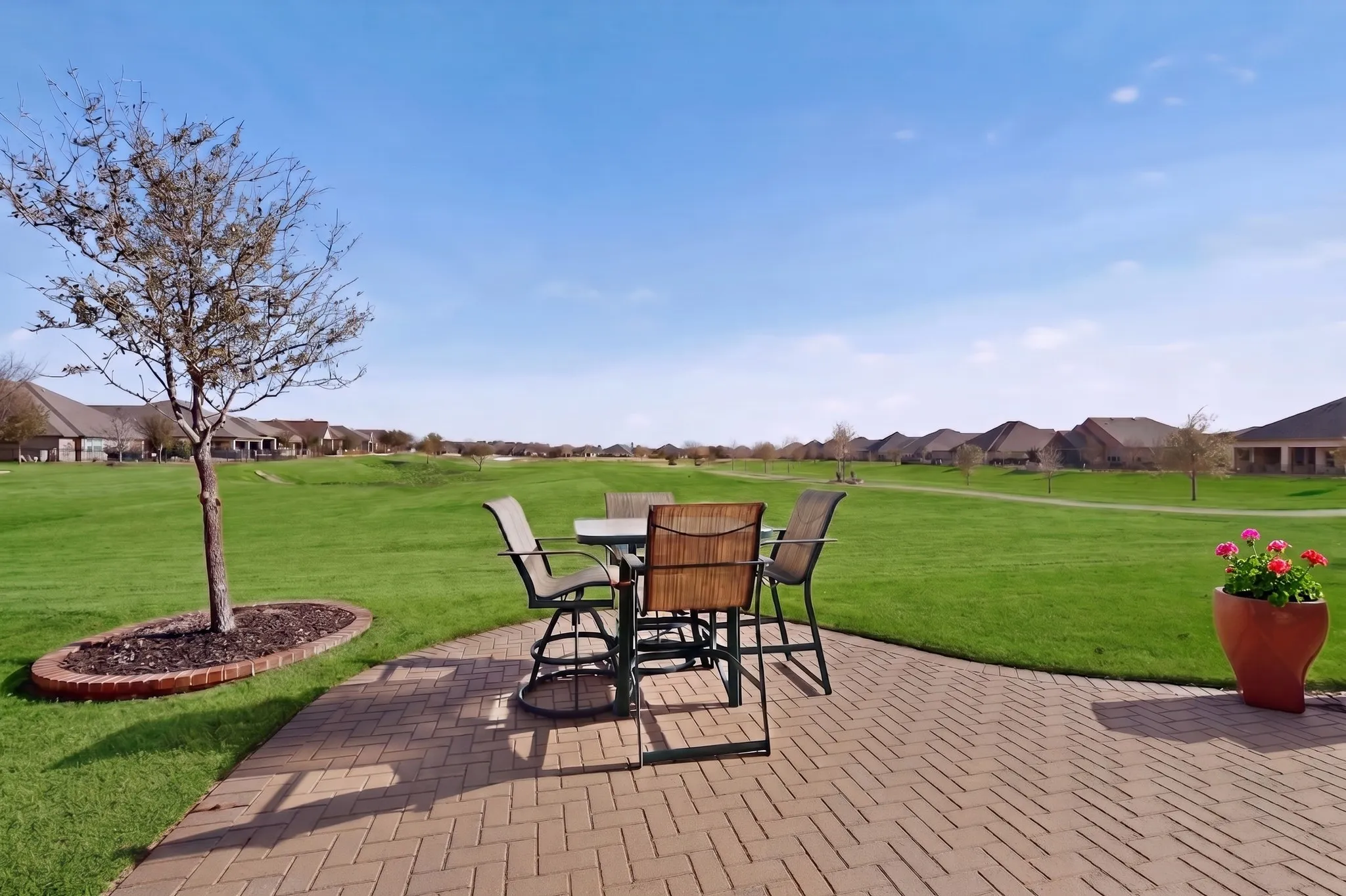 Extended Patio with best views.