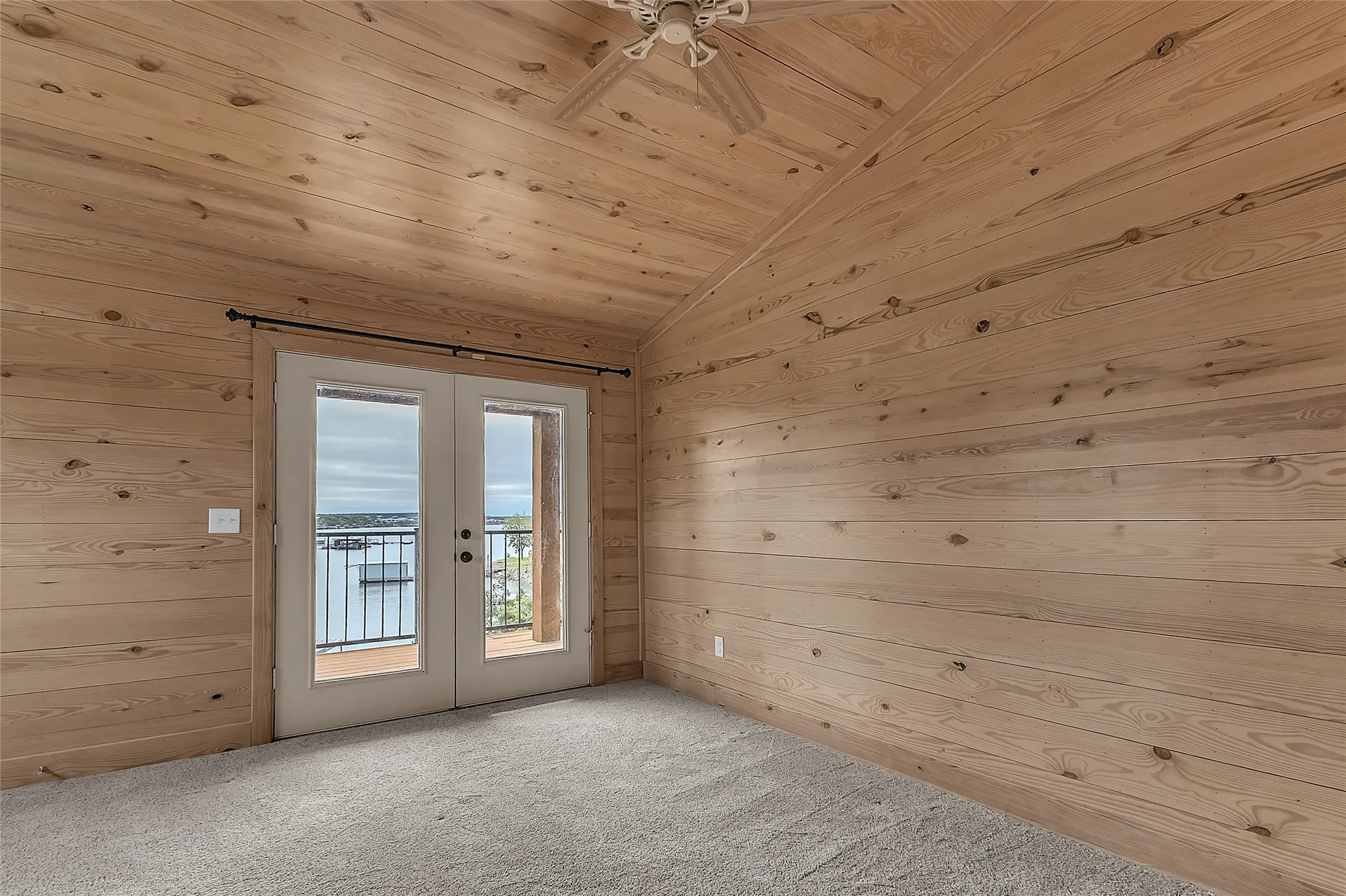 Bedroom with balcony
