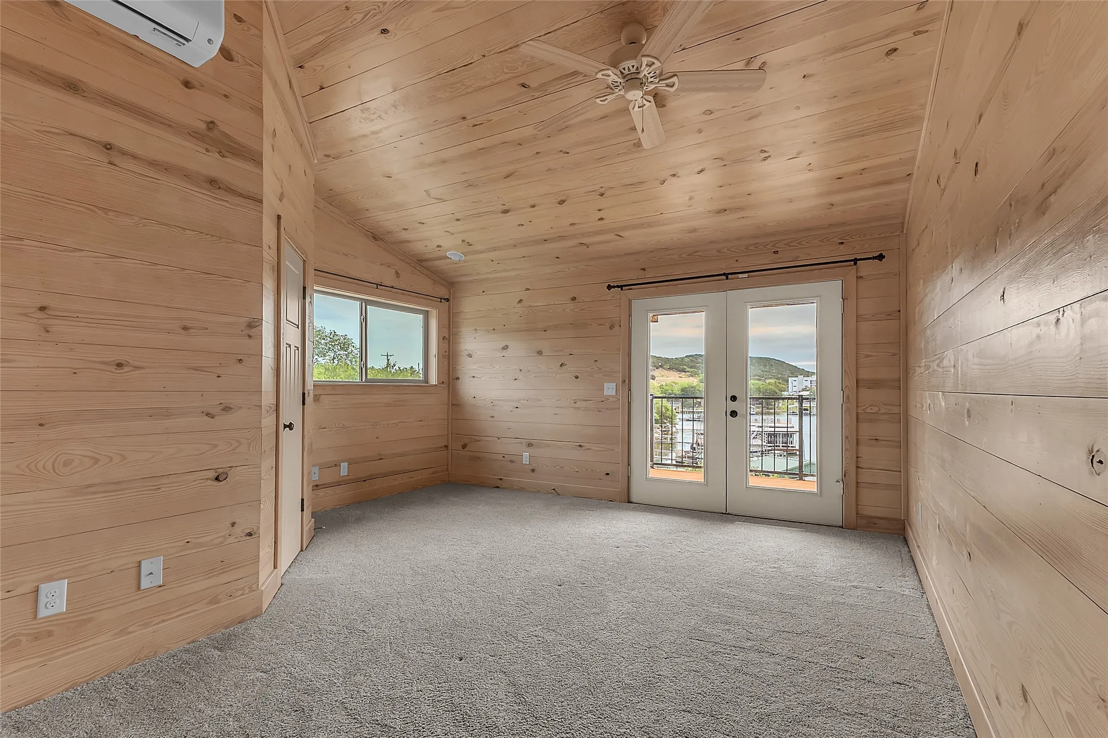 Bedroom with balcony