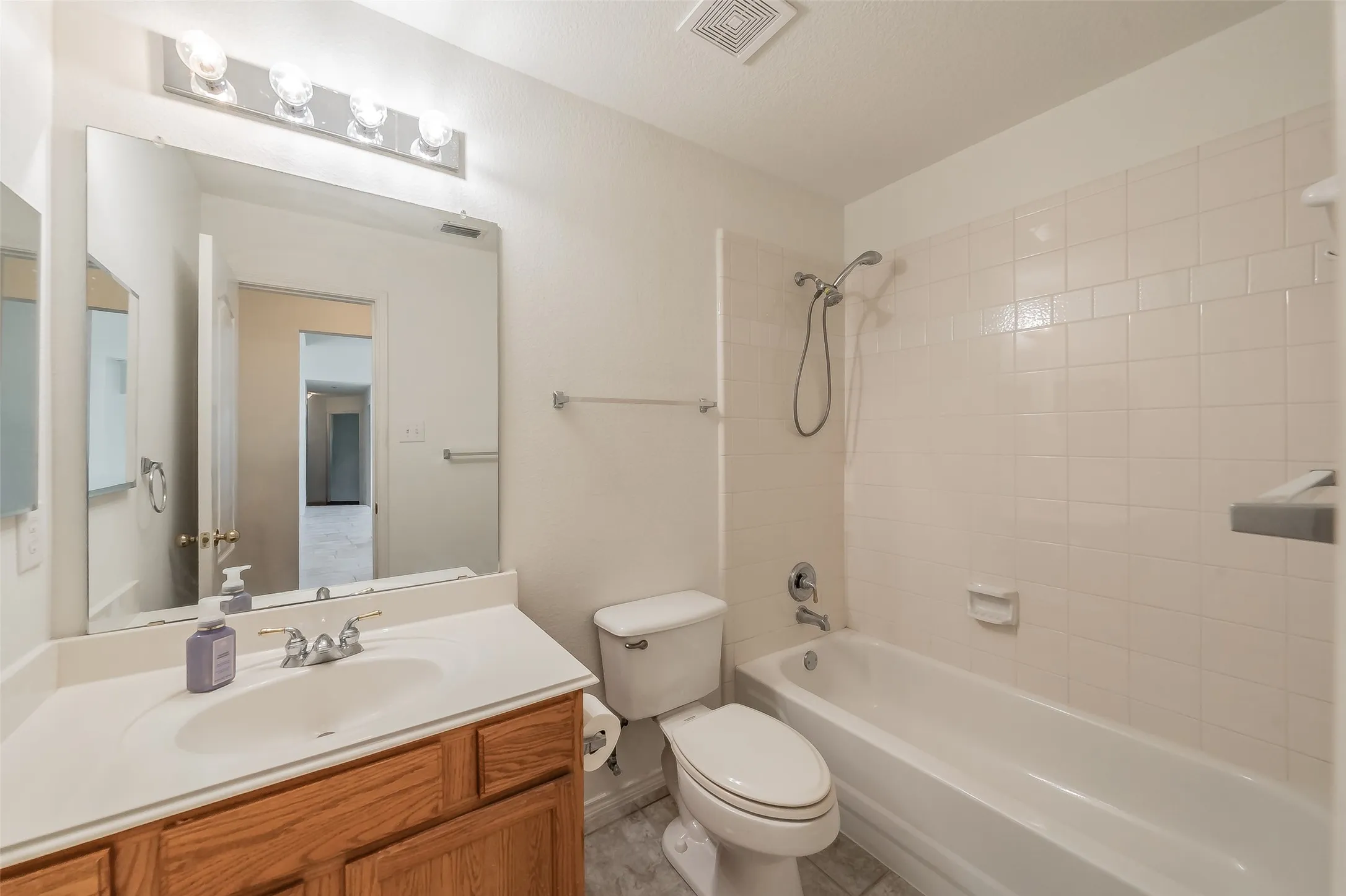 1st Bathroom - right off of Living room/dining room