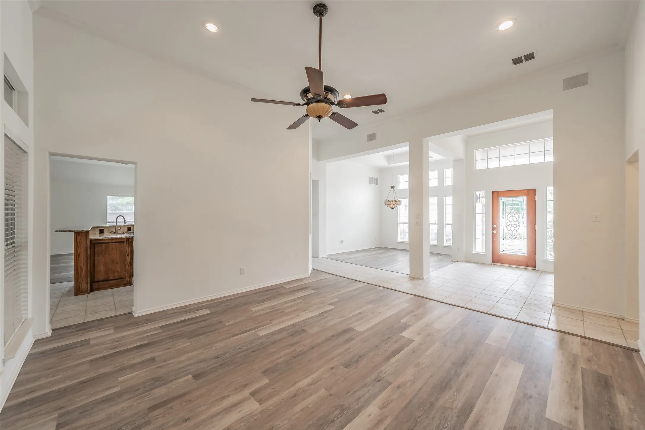 Family room off of front entry