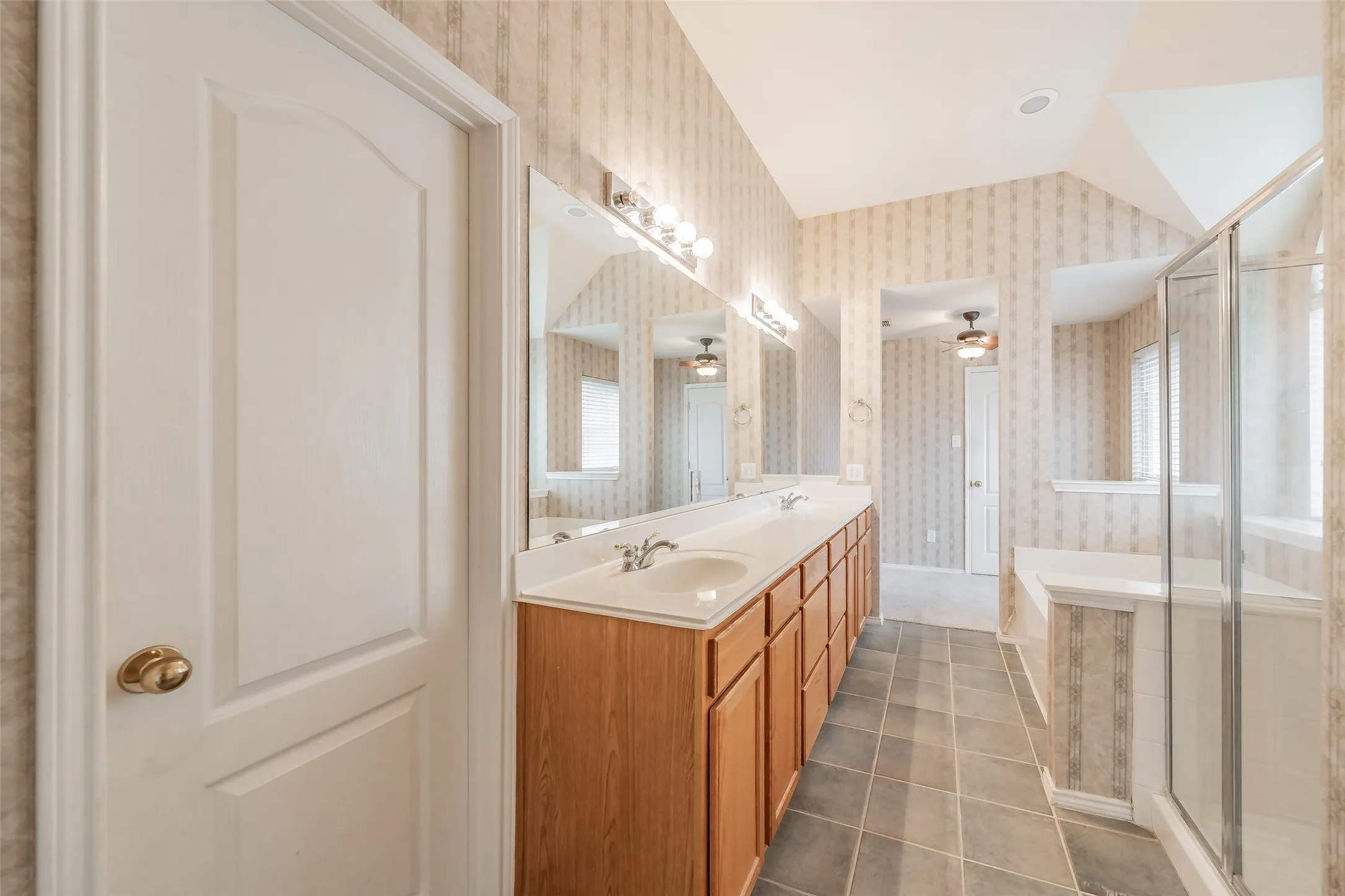 Master bath - double vanity