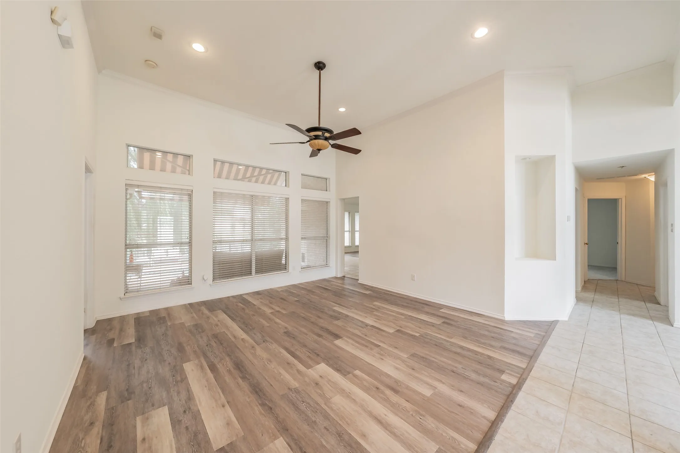 Family room off of front entry