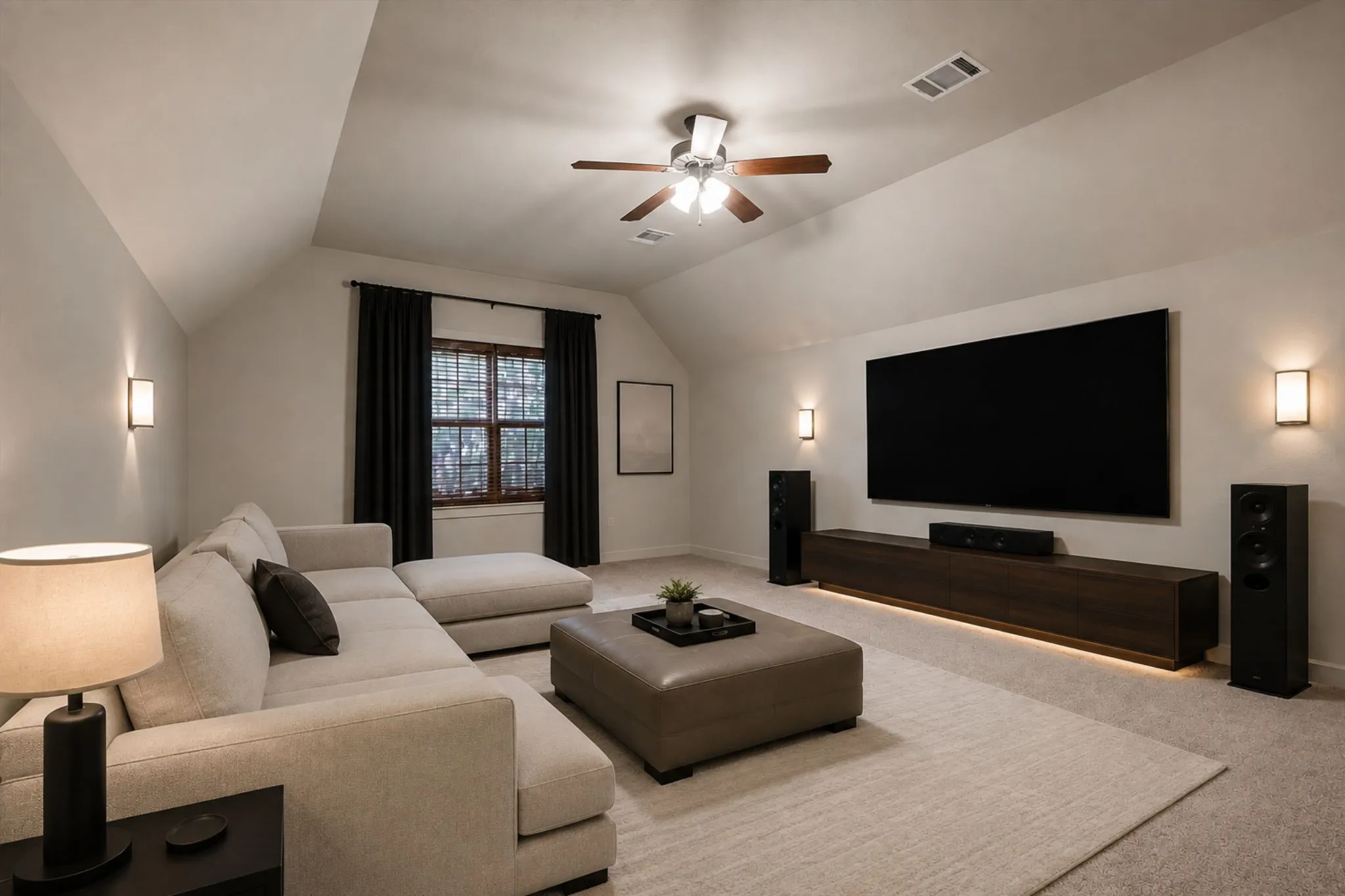 Media Room staged