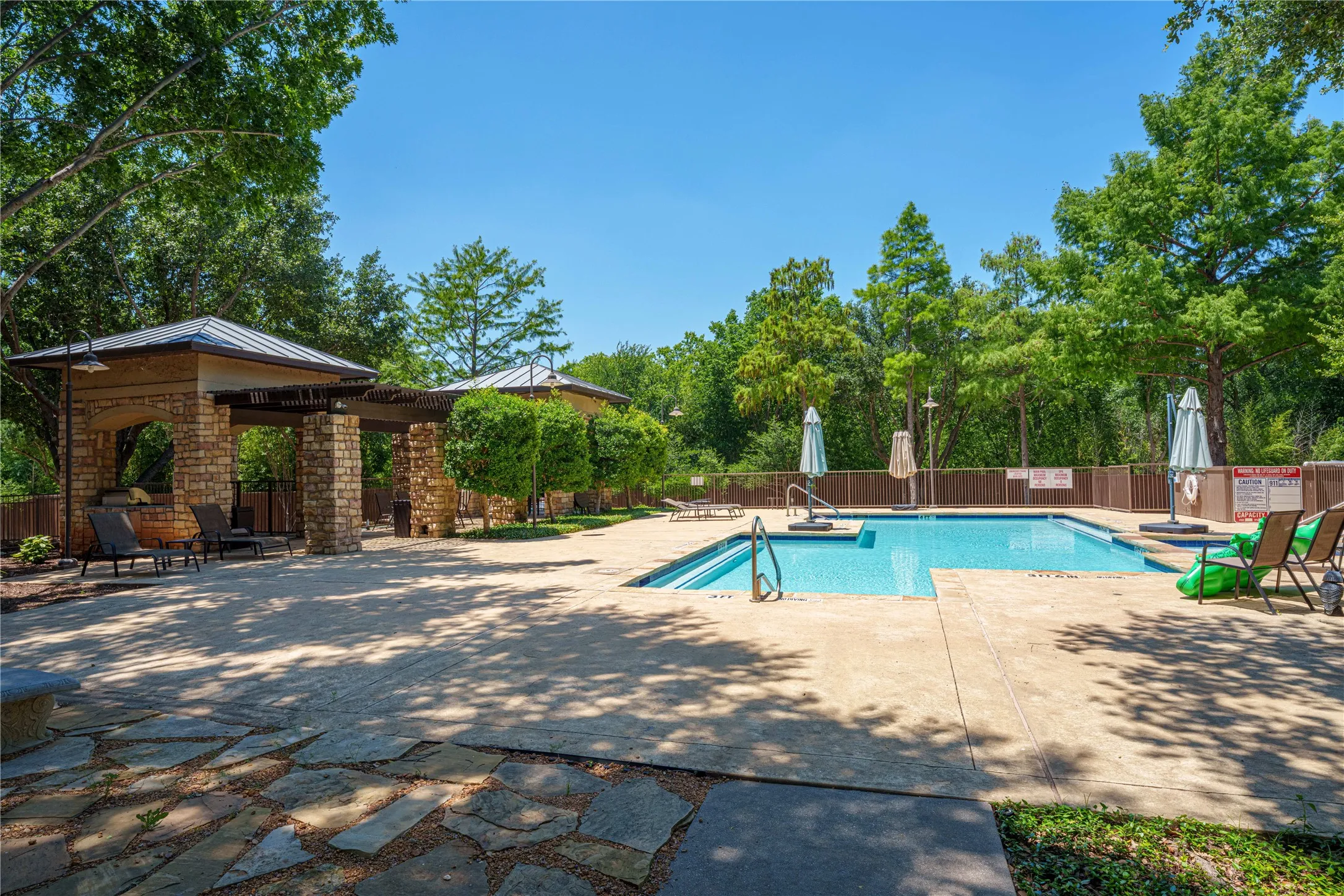 Pool and Picnic Area