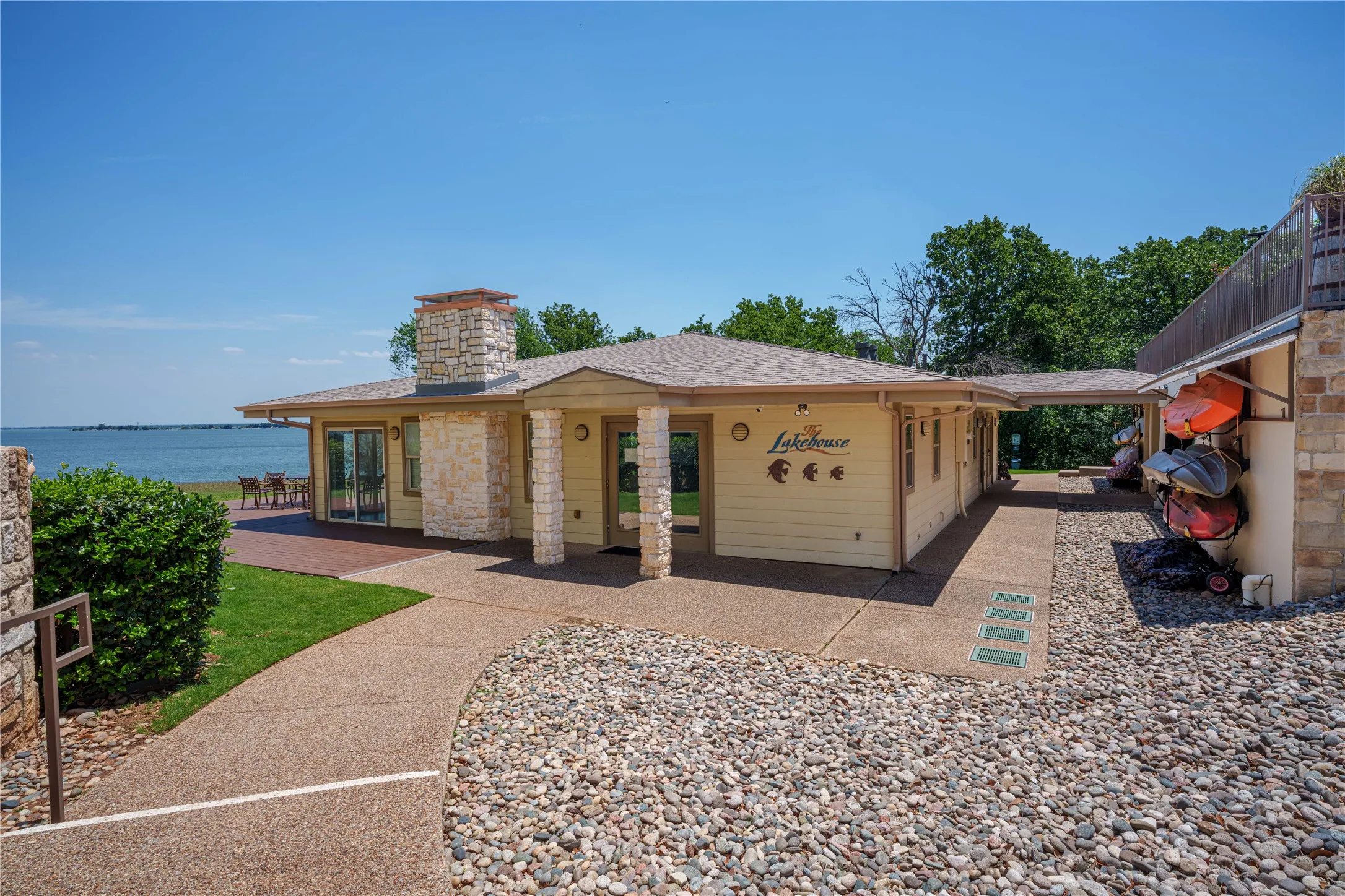 Clubhouse with Lake View