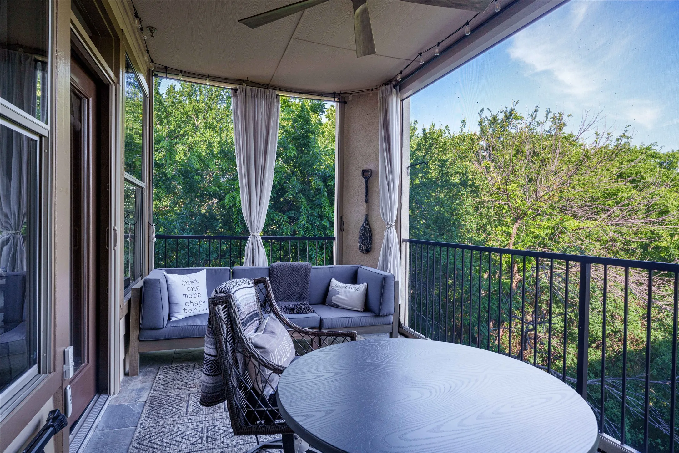 Patio with Beautiful Views and Powered Screen