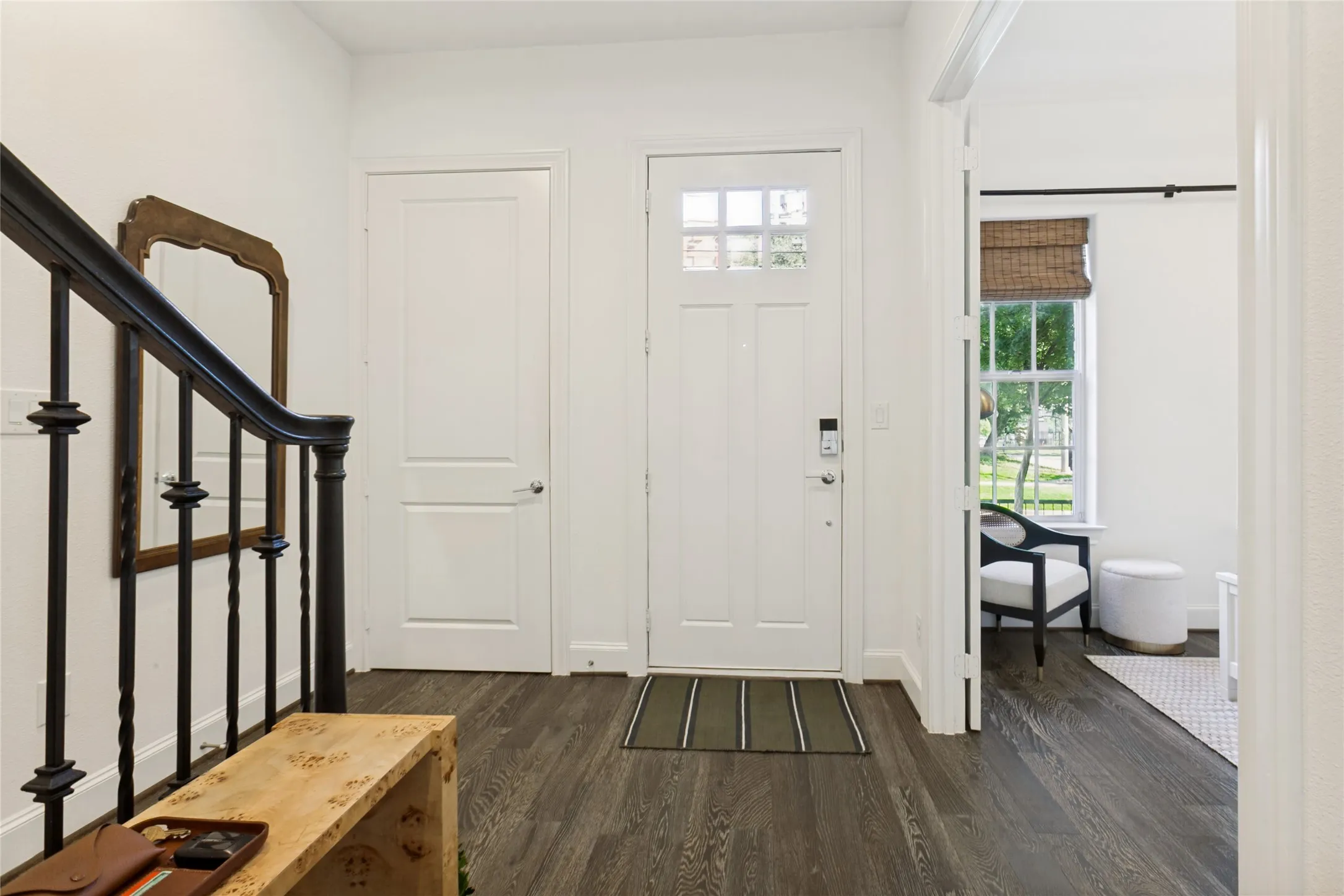 Spacious first floor entry with large closet