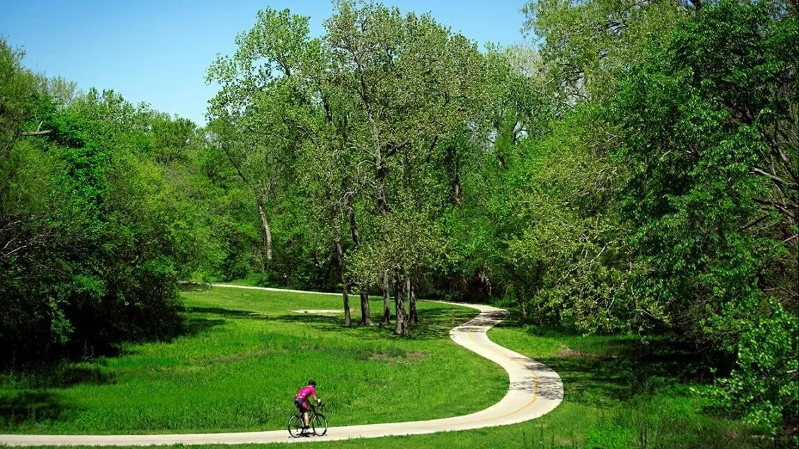 White Rock Trail accessible for biking - see map next