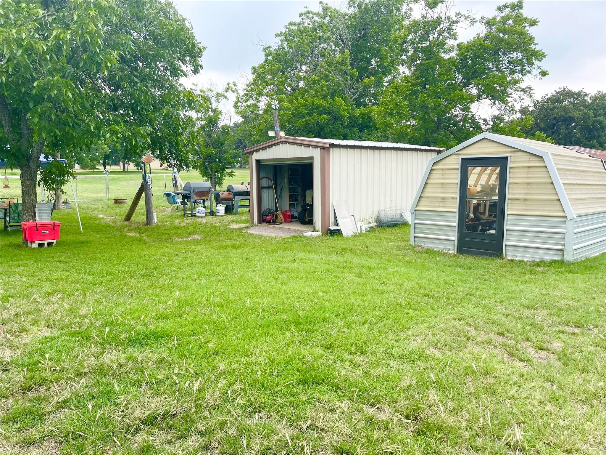 Storage Shed and Greenhouse