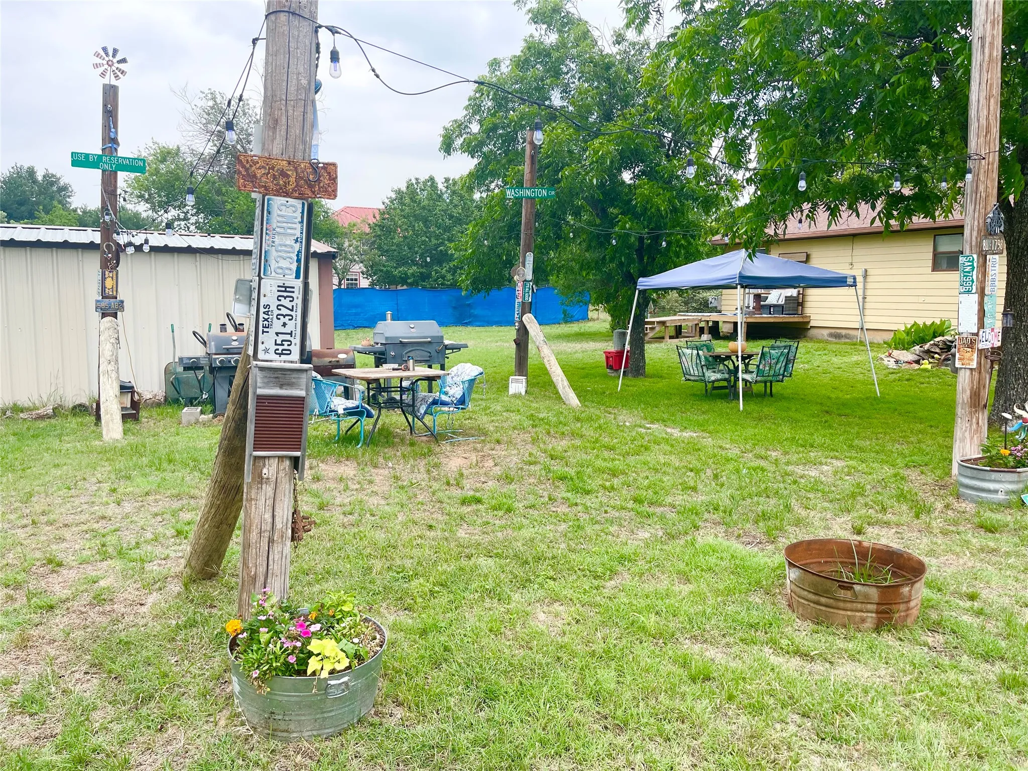 Entertaining Area in Backyard