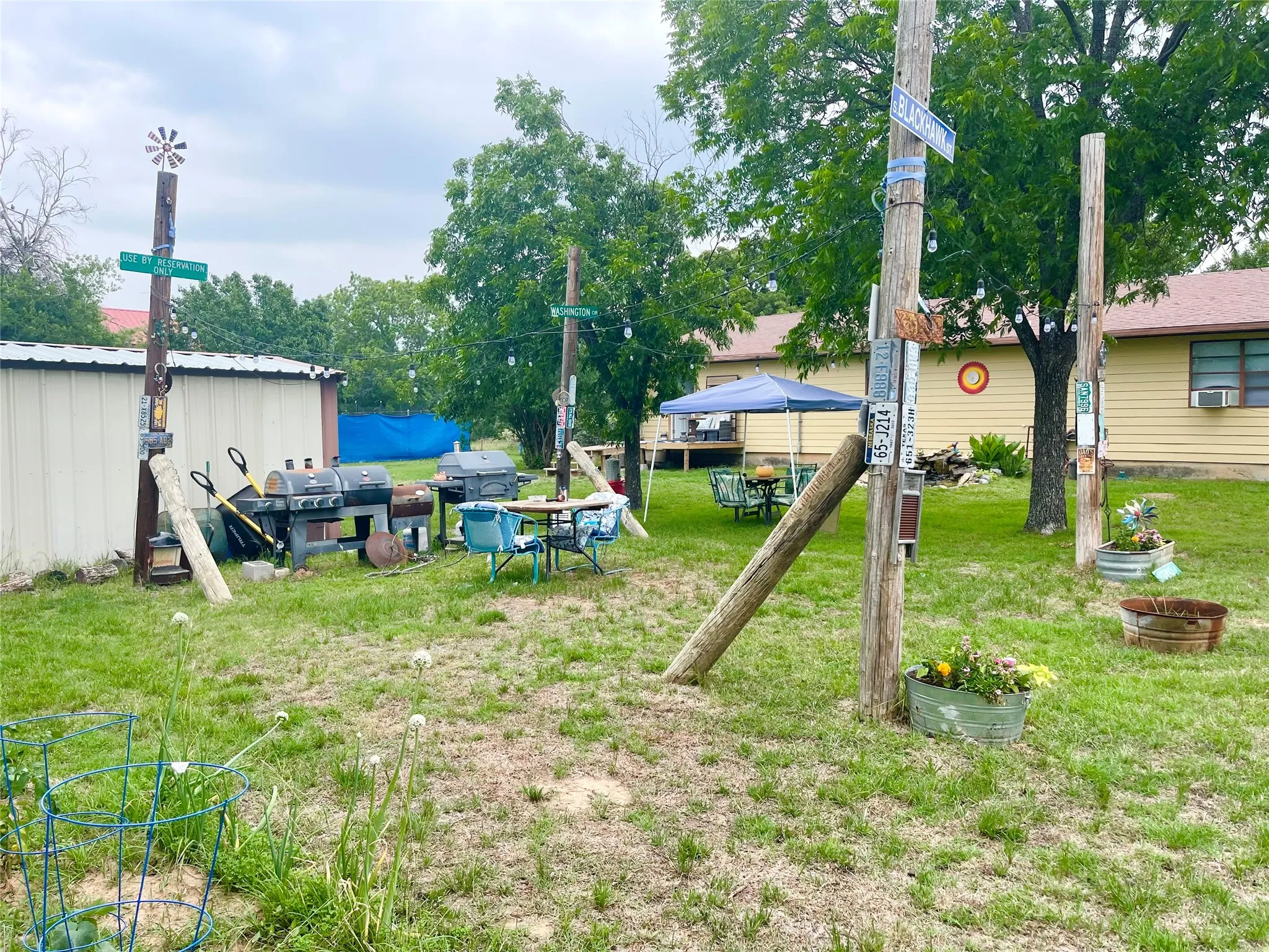 Entertaining Area in Backyard