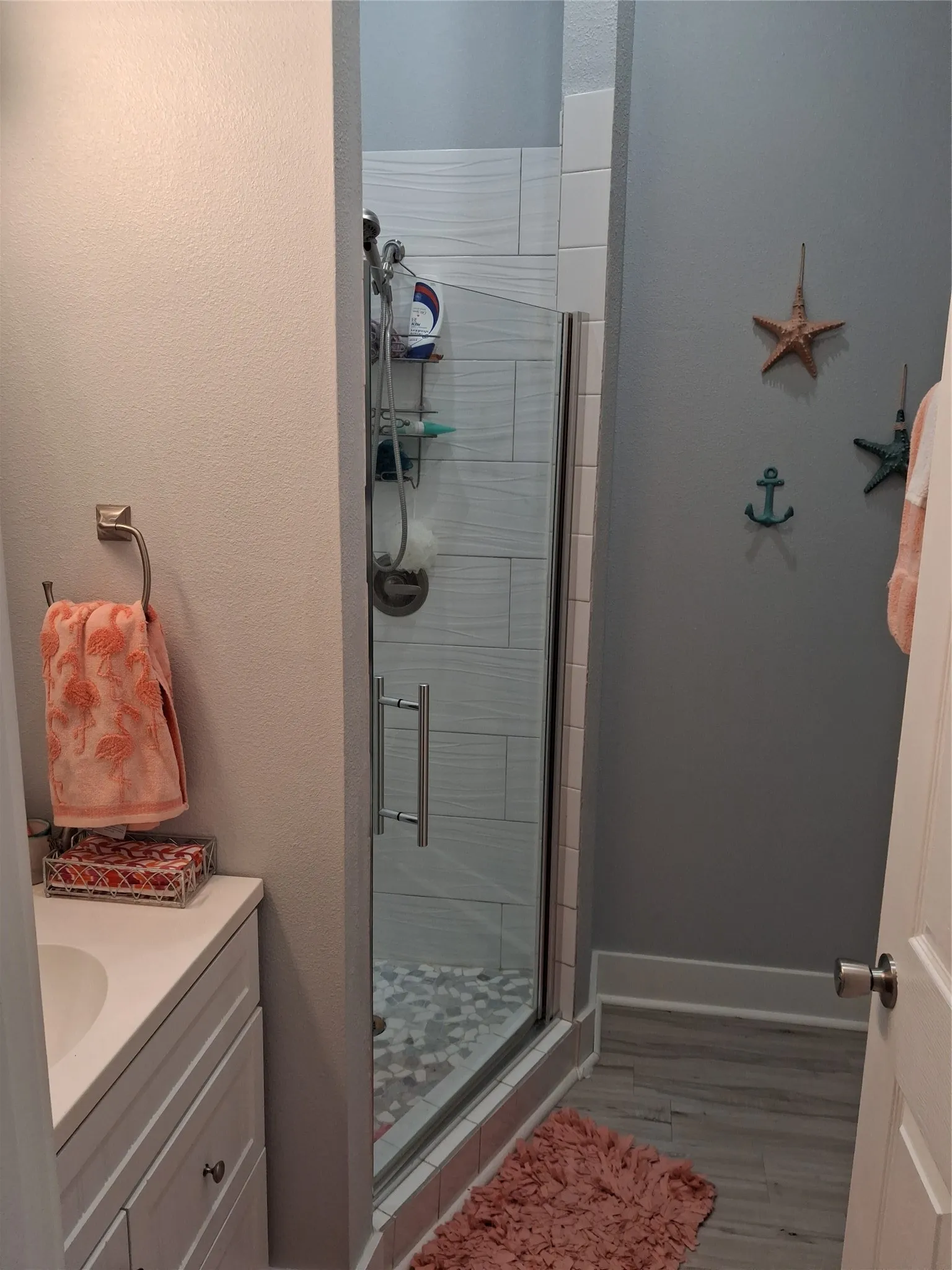 Hall Bath with walk in shower