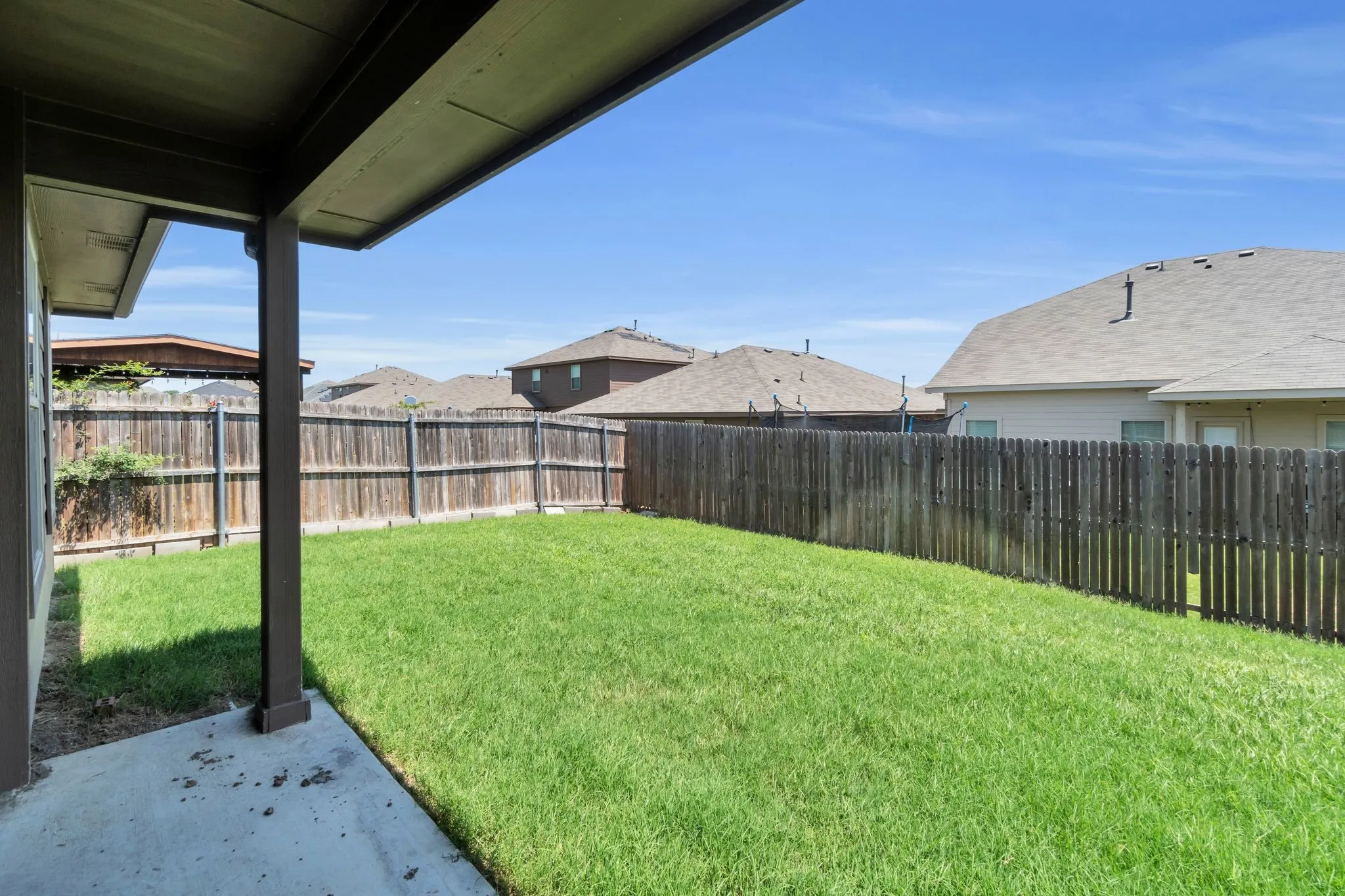 View of yard featuring a patio