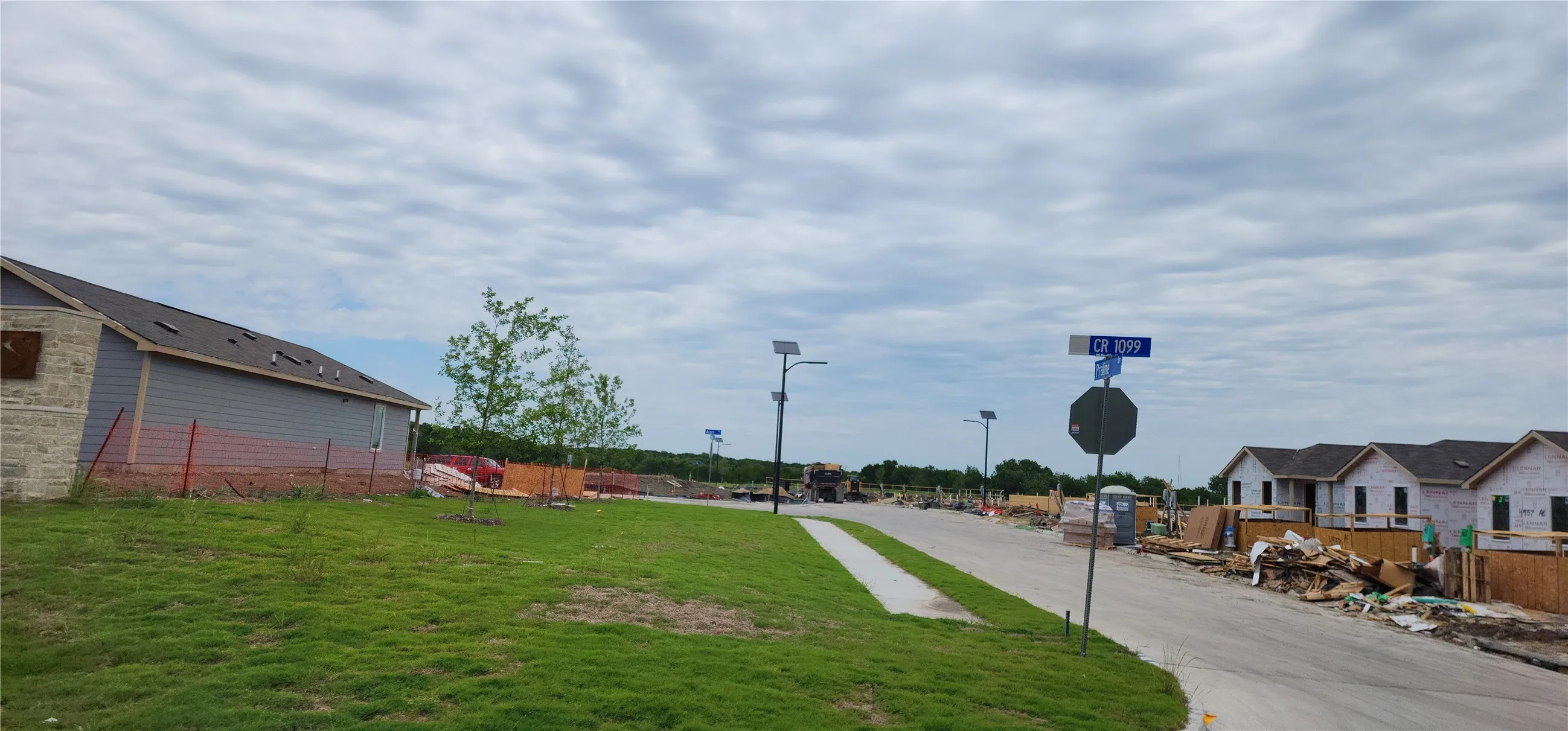 More new homes being built nearby the property on FM-982
