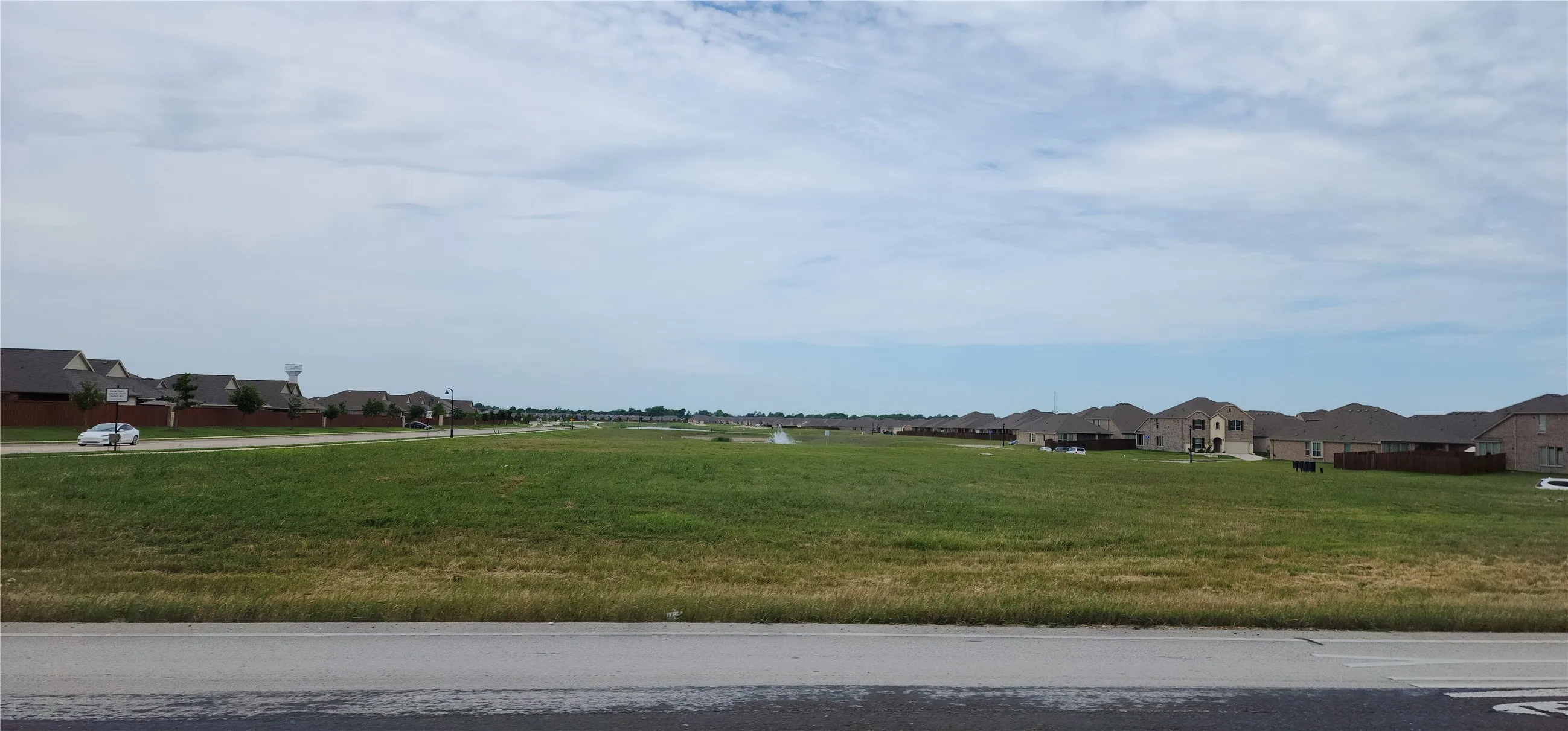 Part of the residential development across FM-982 from the property.