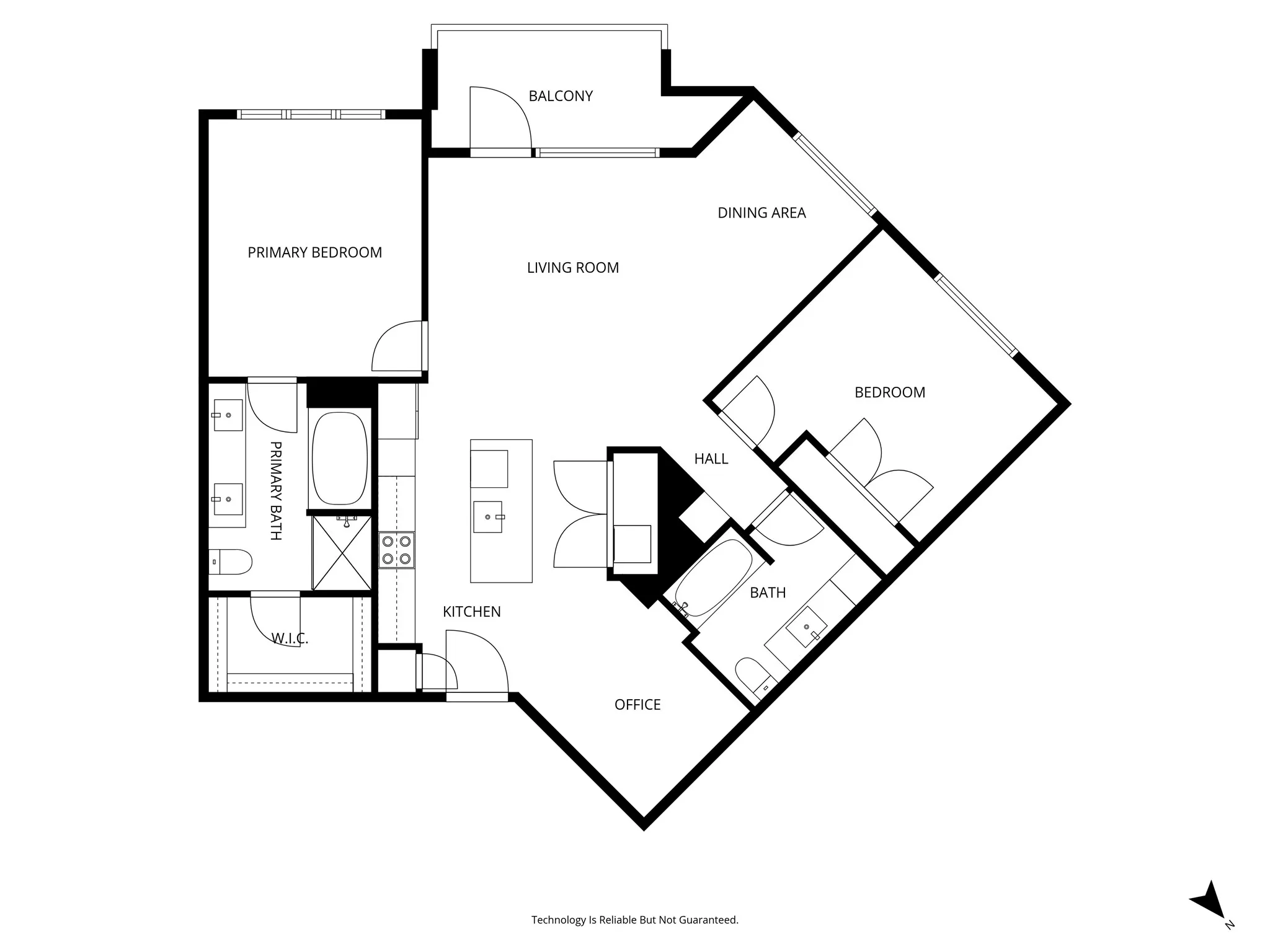 Floor plan is deemed highly reliable but not guaranteed.
