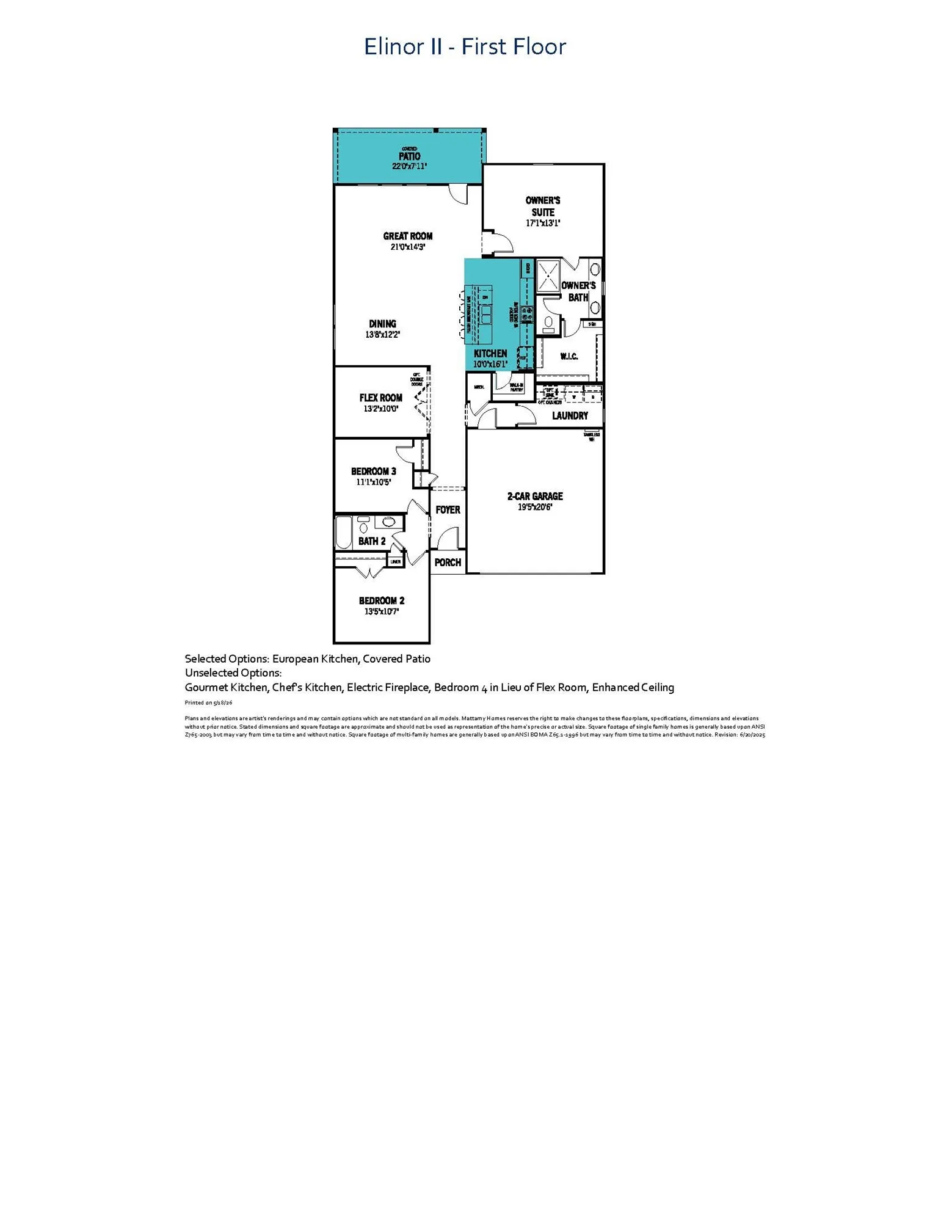 Elinor II - Floor Plan
