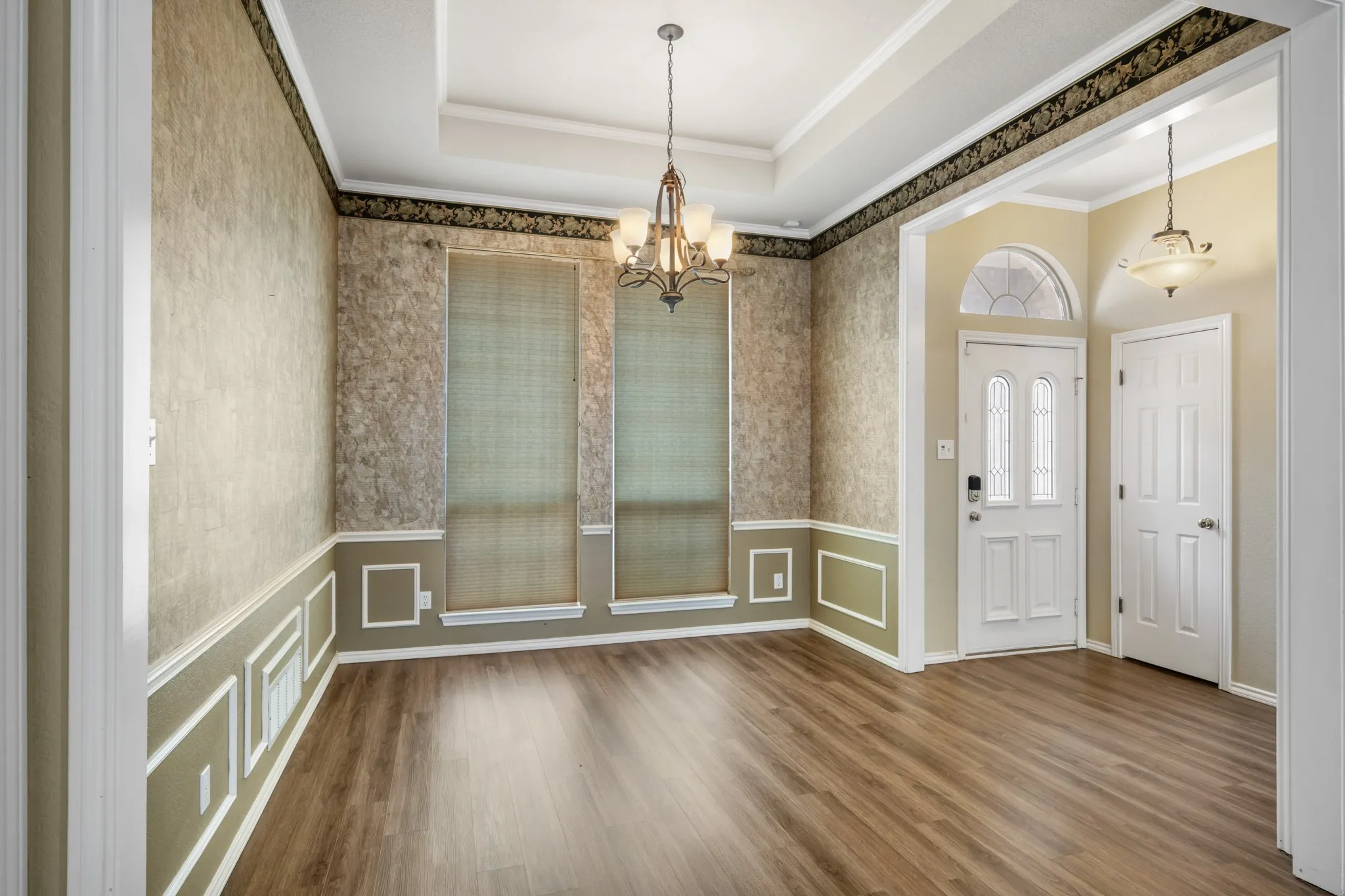 The dining room with host fun dinner parties.