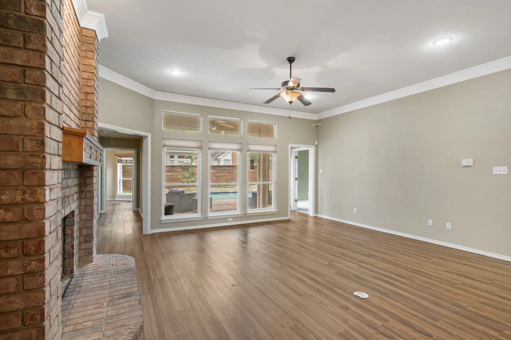 Luxury vinyl plank floors