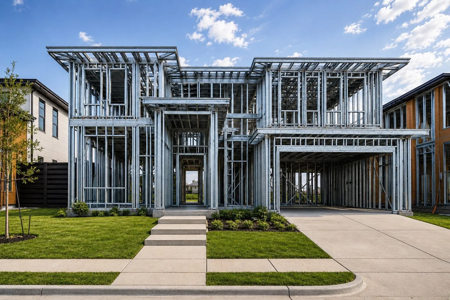 Cold-formed steel framing