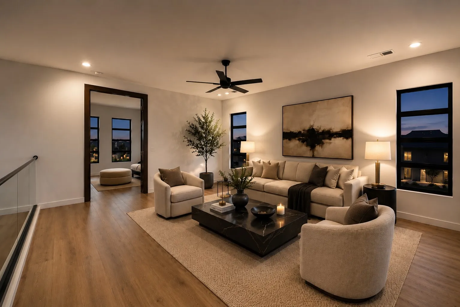 Upstairs loft