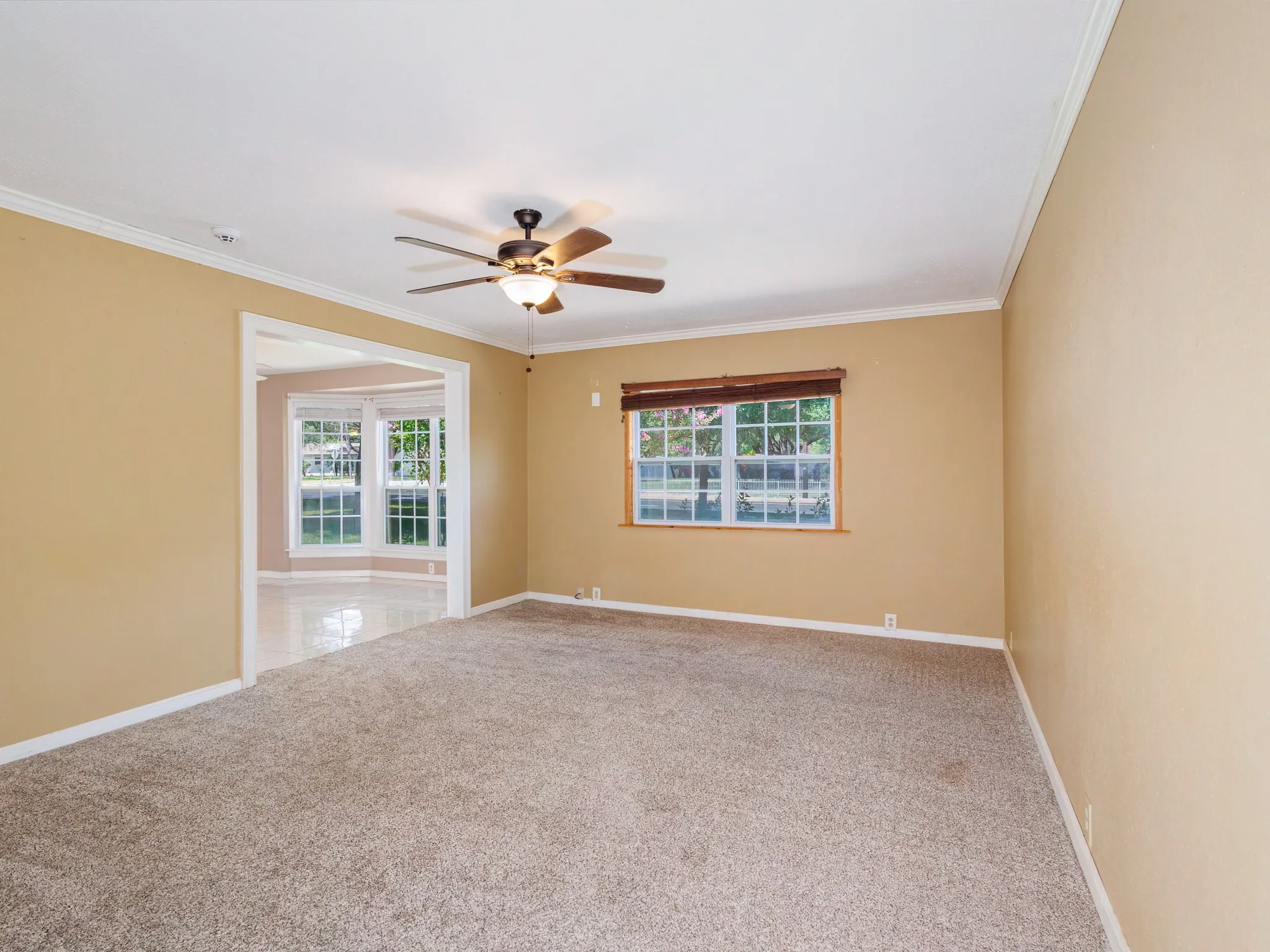 Second living area that can be converted into a fourth bedroom.