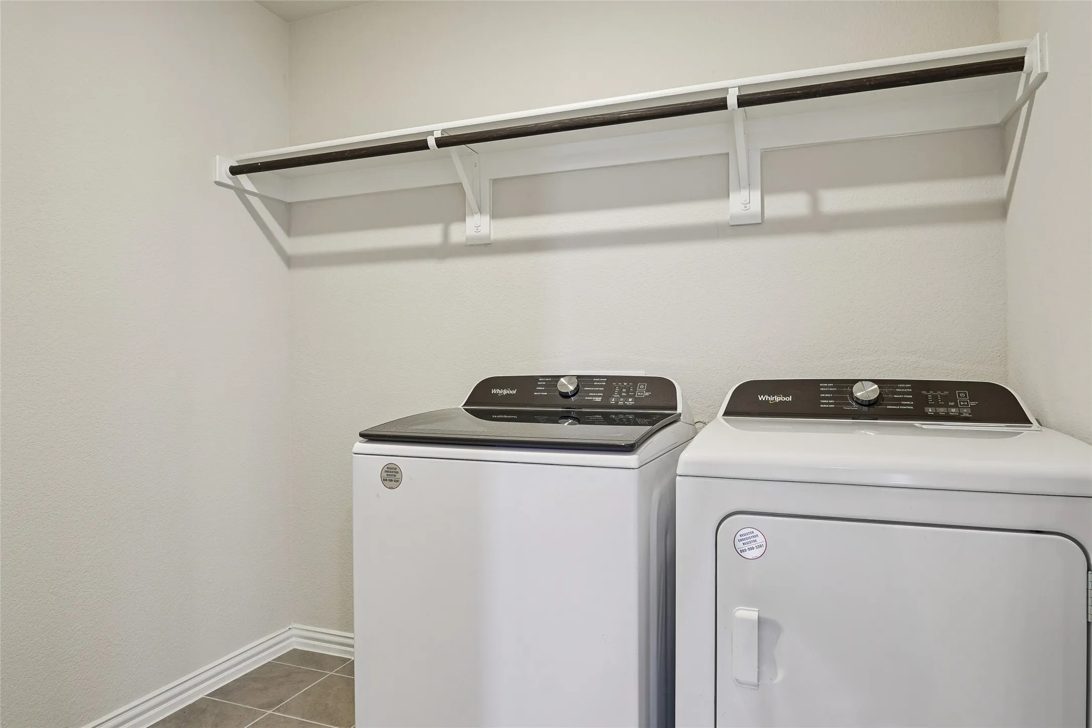 Laundry rm-washer & dryer will convey w favorable offer