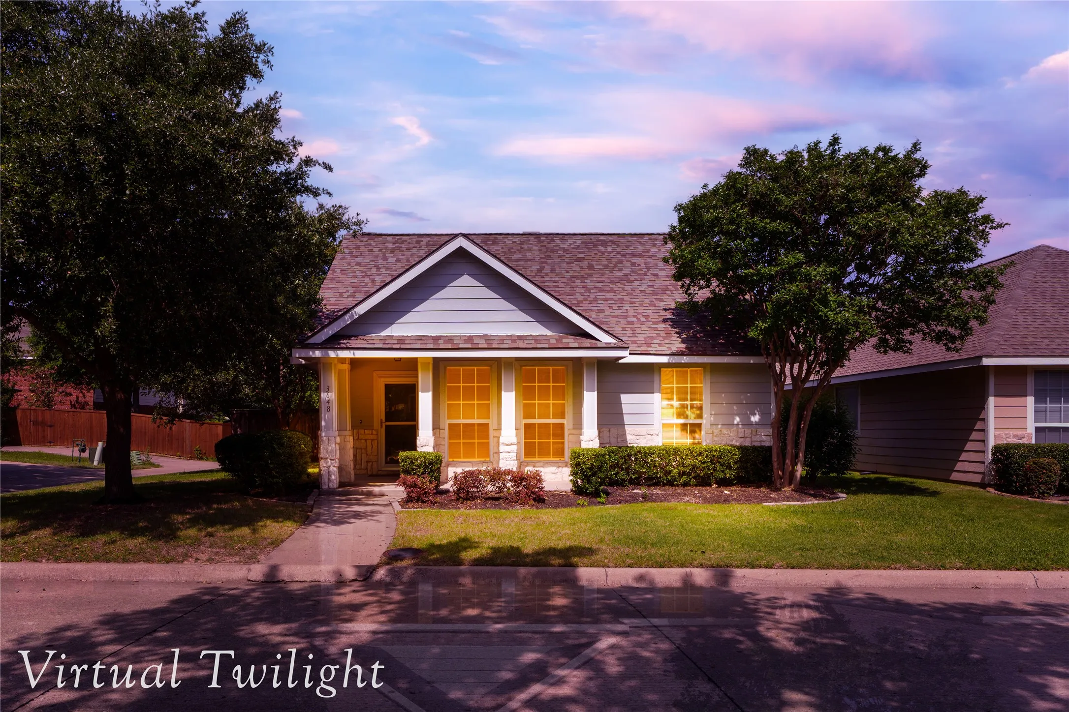 Front Yard - Virtual Twilight