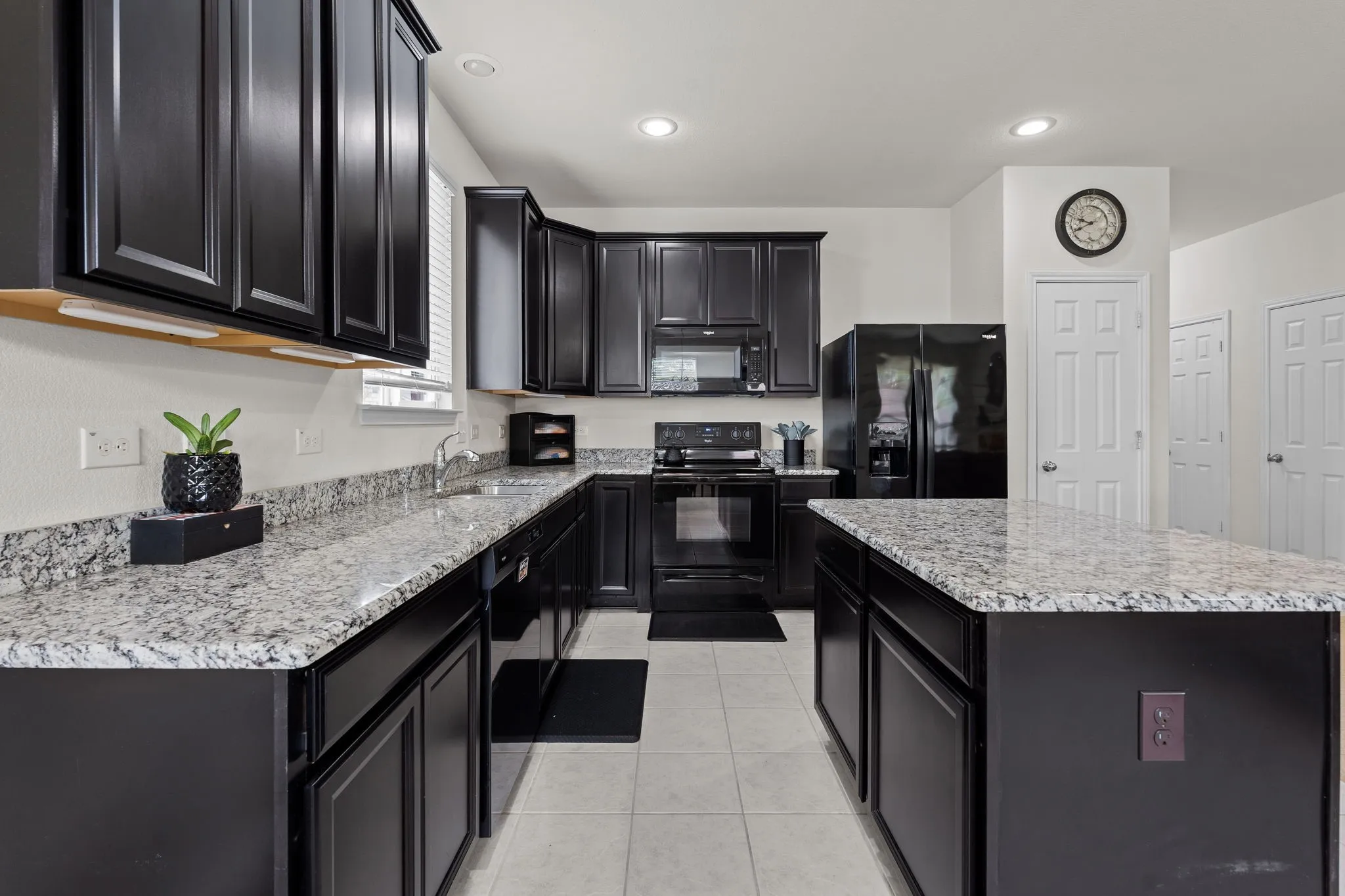 Tons of countertop space and storage!