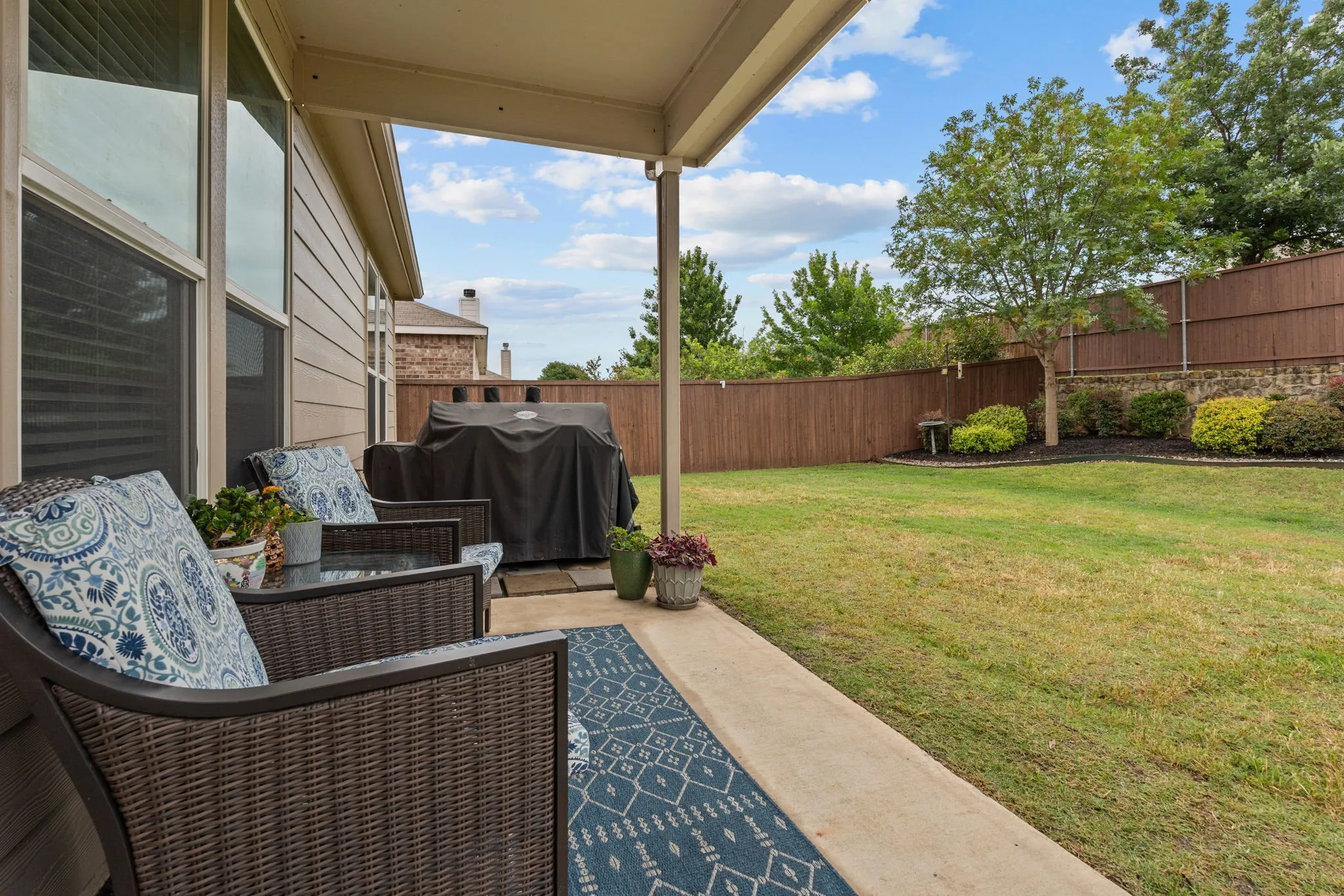 Perfect, Covered Patio