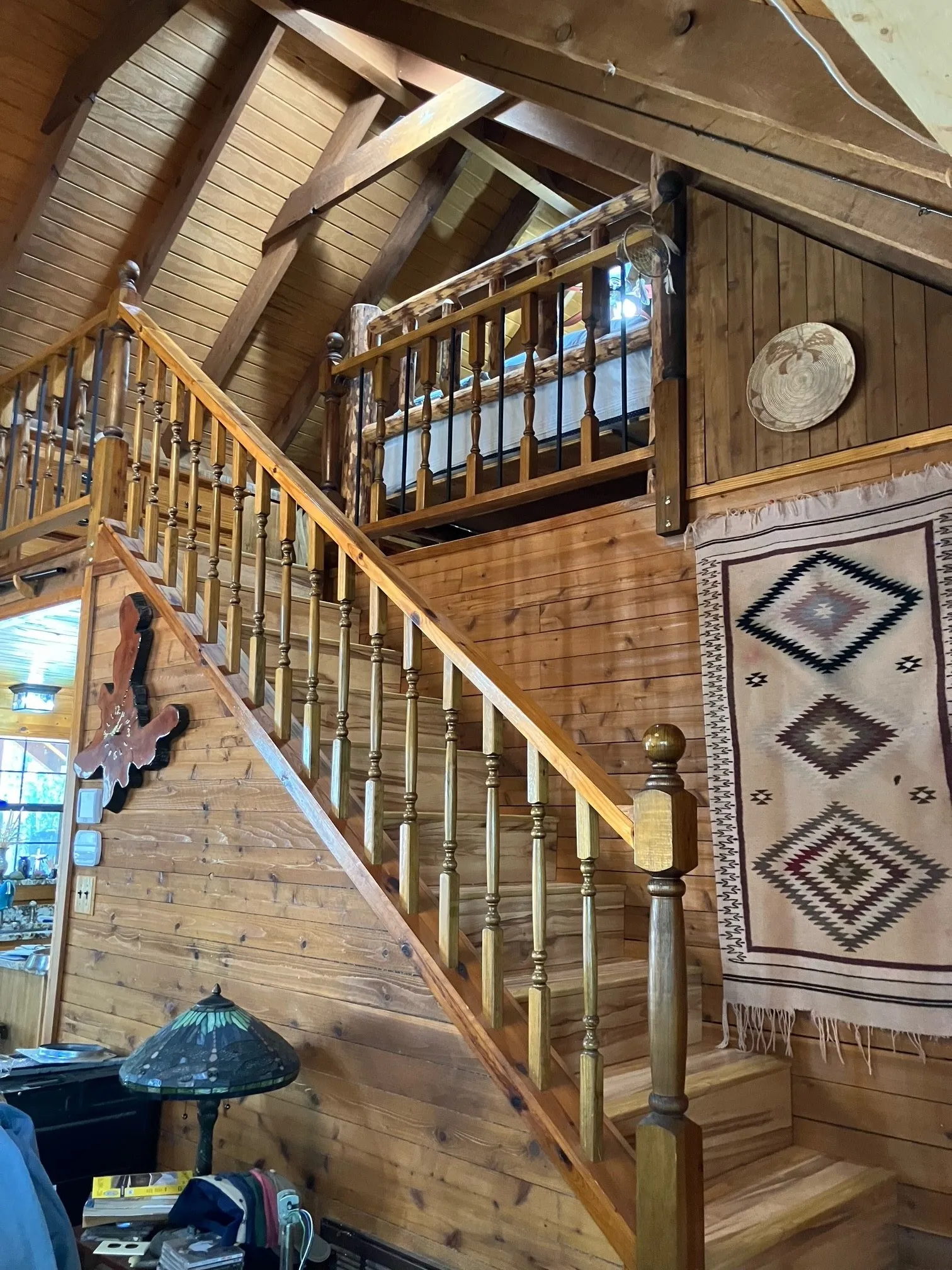 STAIRS LEADING TO LOFT AREA