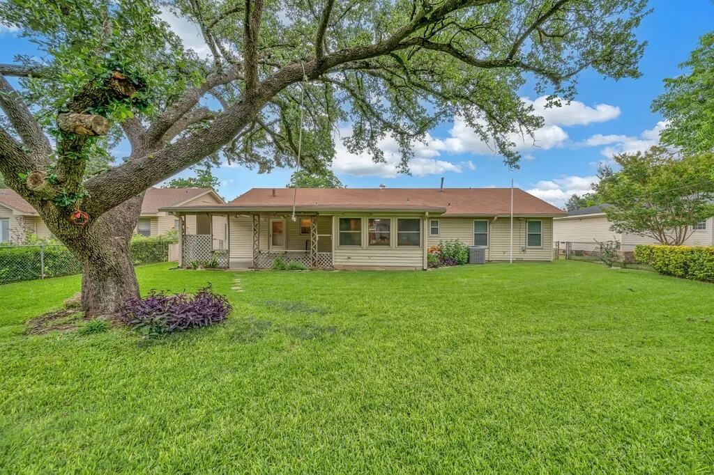 Back Yard and House