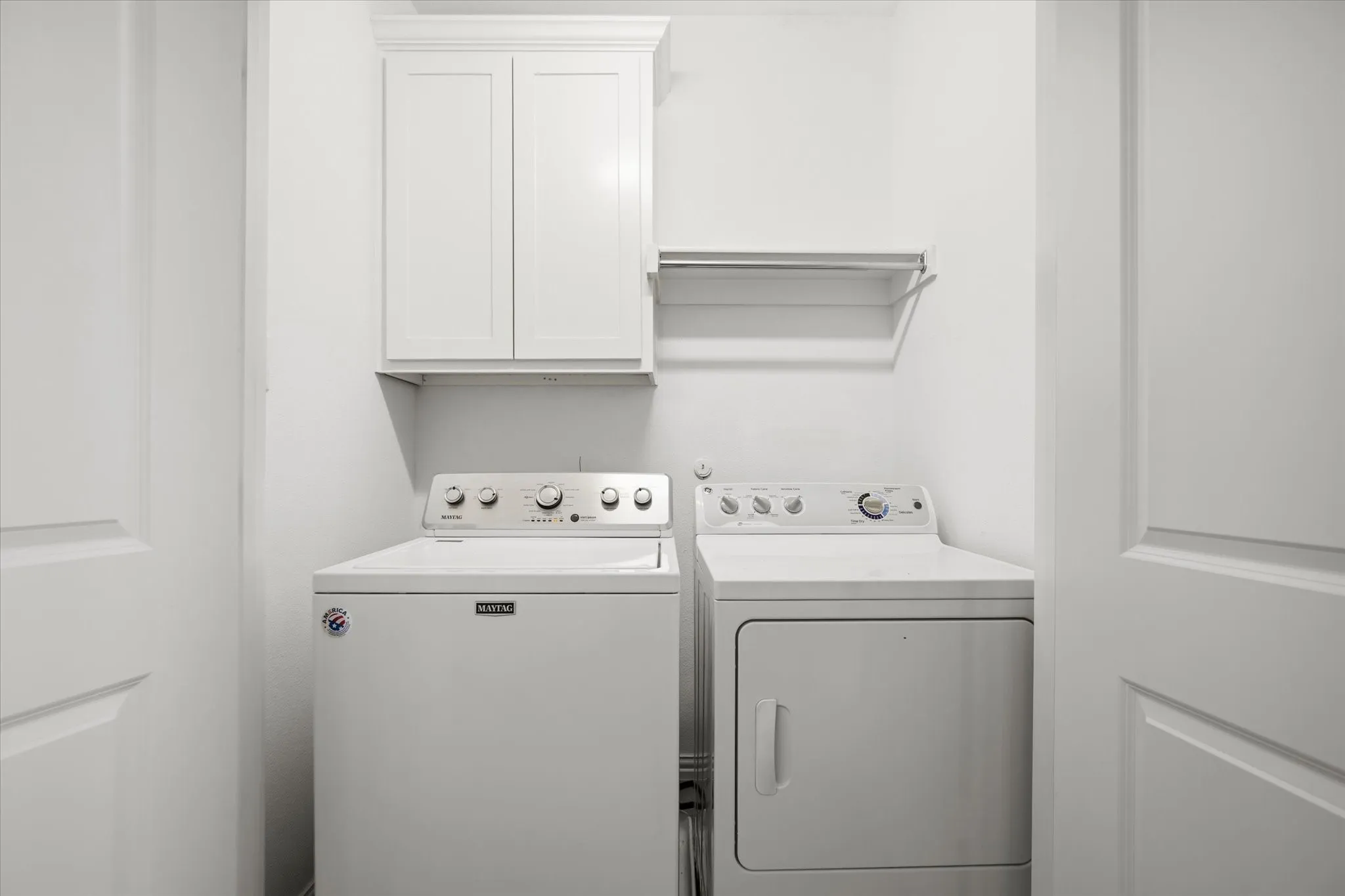 A second floor laundry space is very convenient.