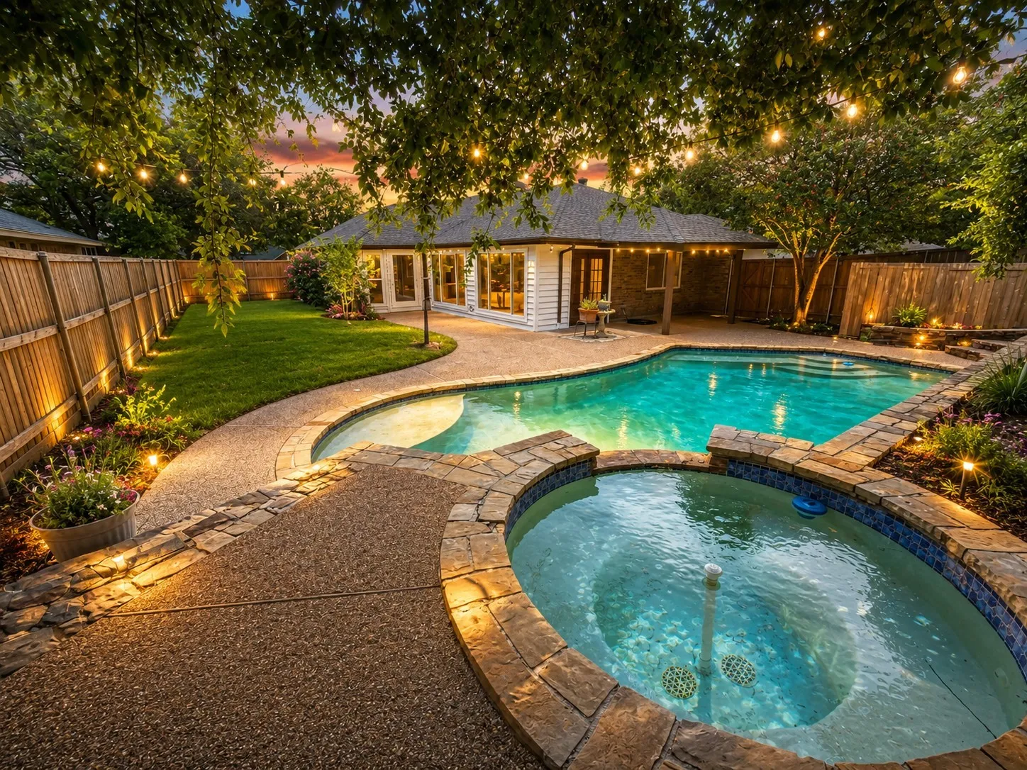 This image has been digitally modified for illustrative purposes.  Certain features shown are virtual and do not exist at the property.  Please refer to the property description and in person viewing for the home's actual condition.