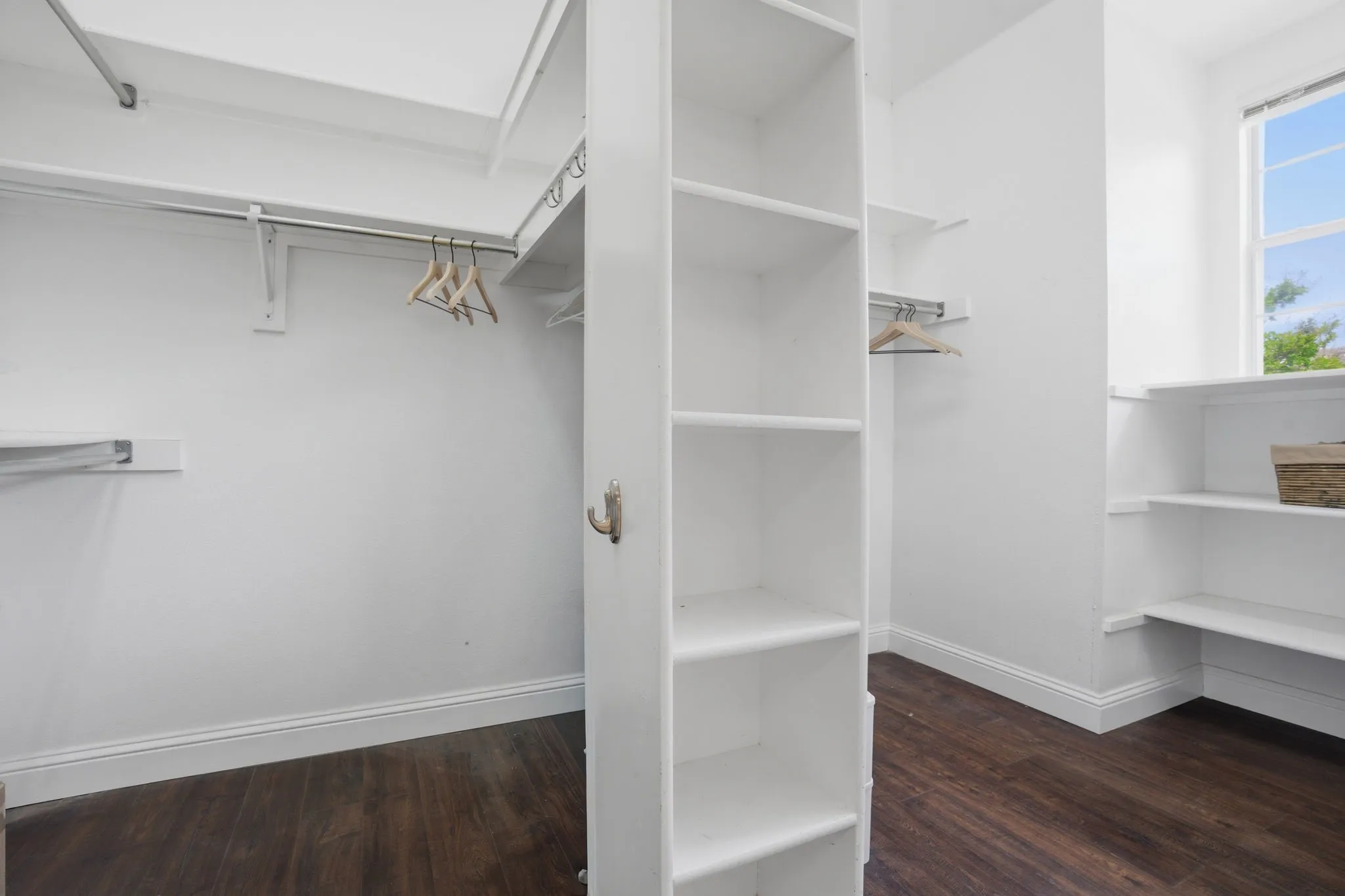 Primary closet