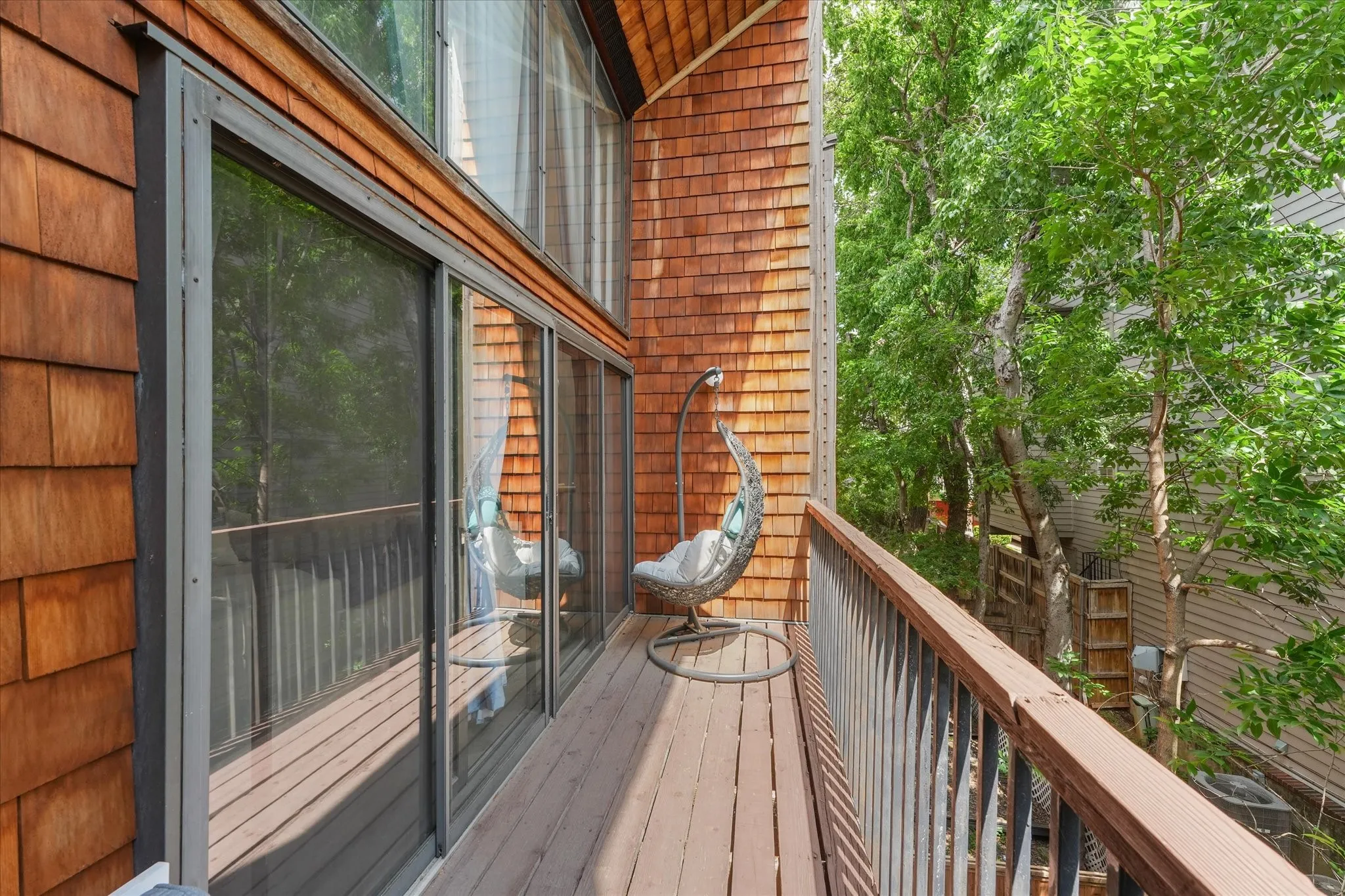 balcony off living room third floor
