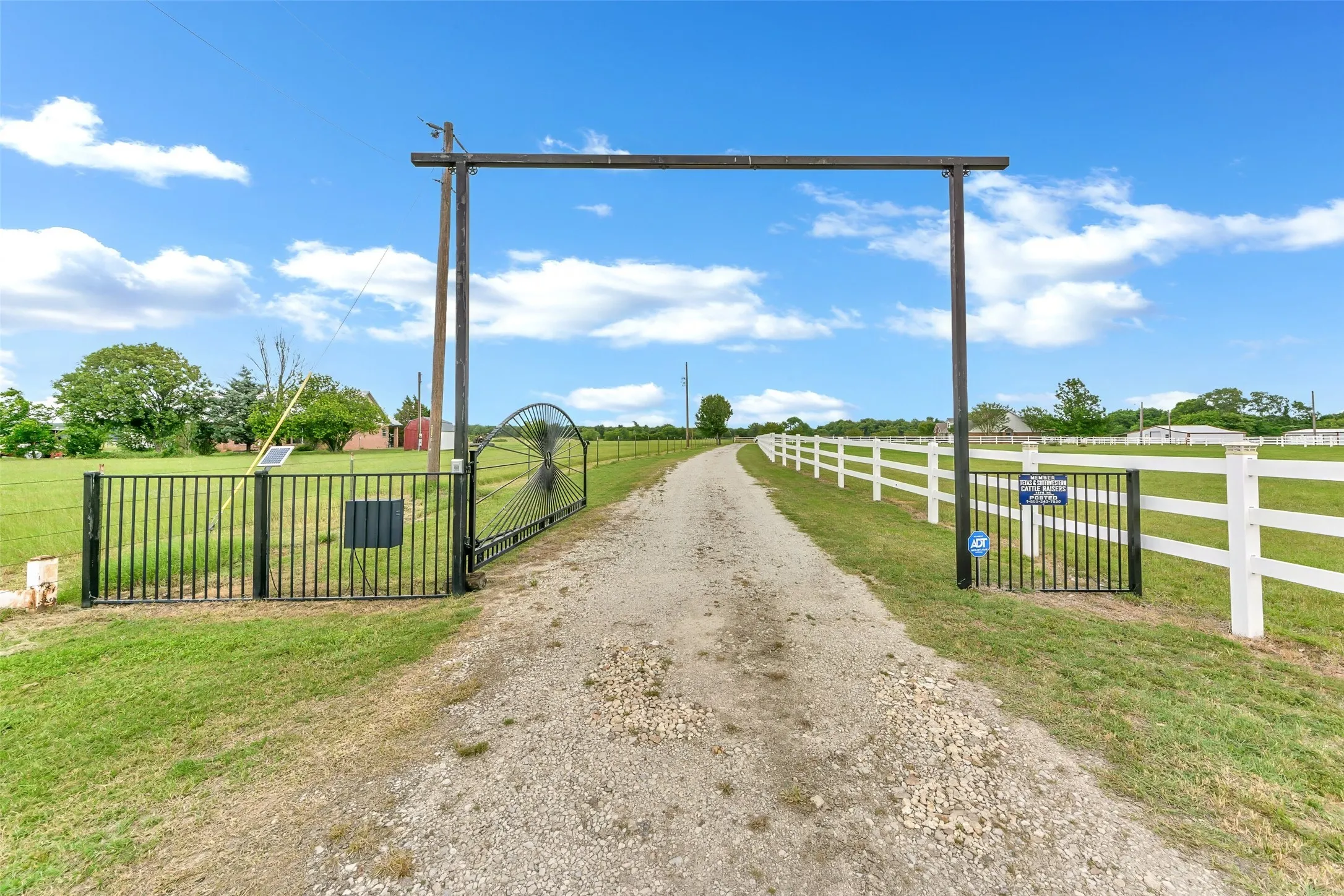 Automatic gated entrance.